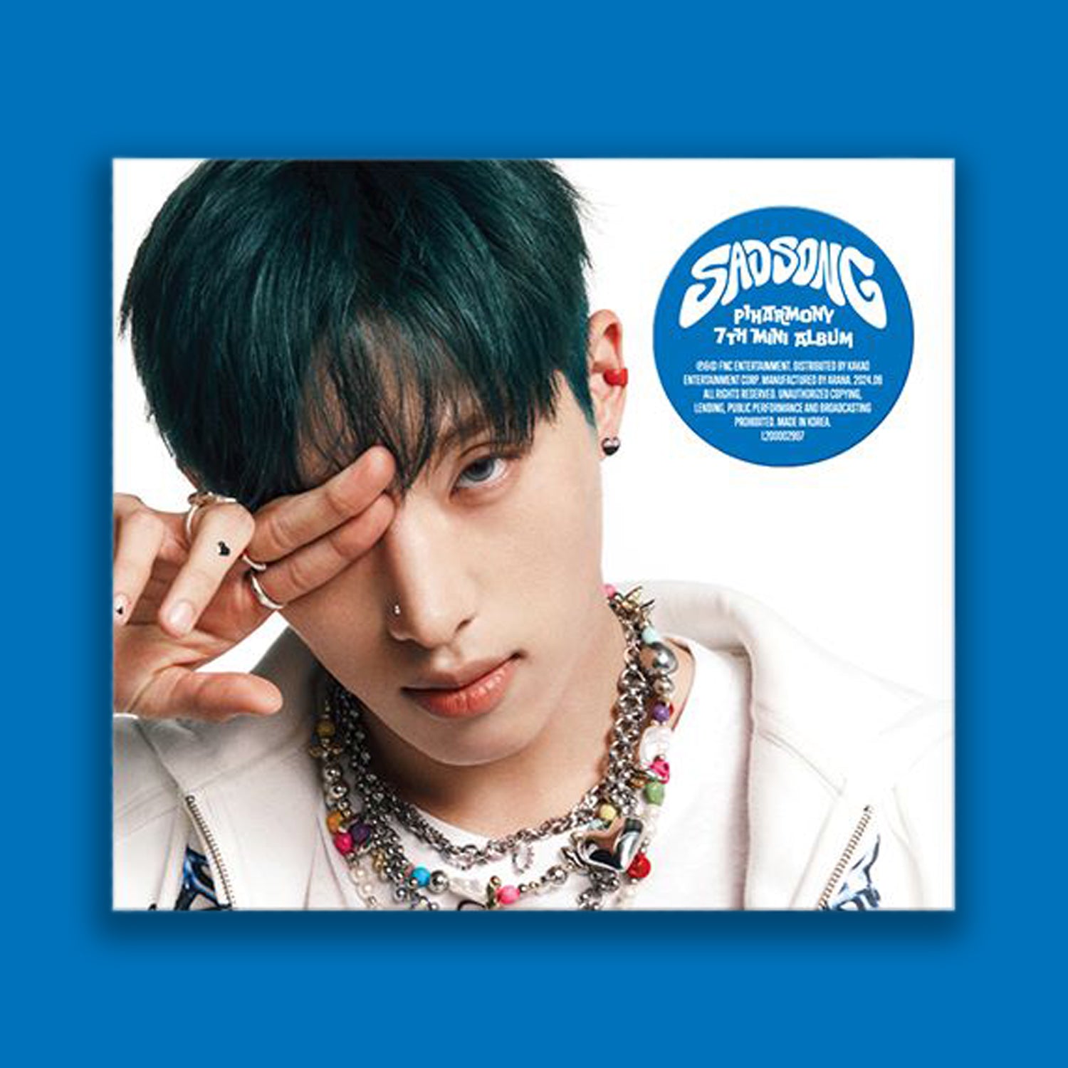 P1HARMONY 7th Mini Album 'SAD SONG' (Digipack Version) | Kpop Music CD for Fans | Perfect for Collecting, Gifting & Enjoying Korean Pop Music