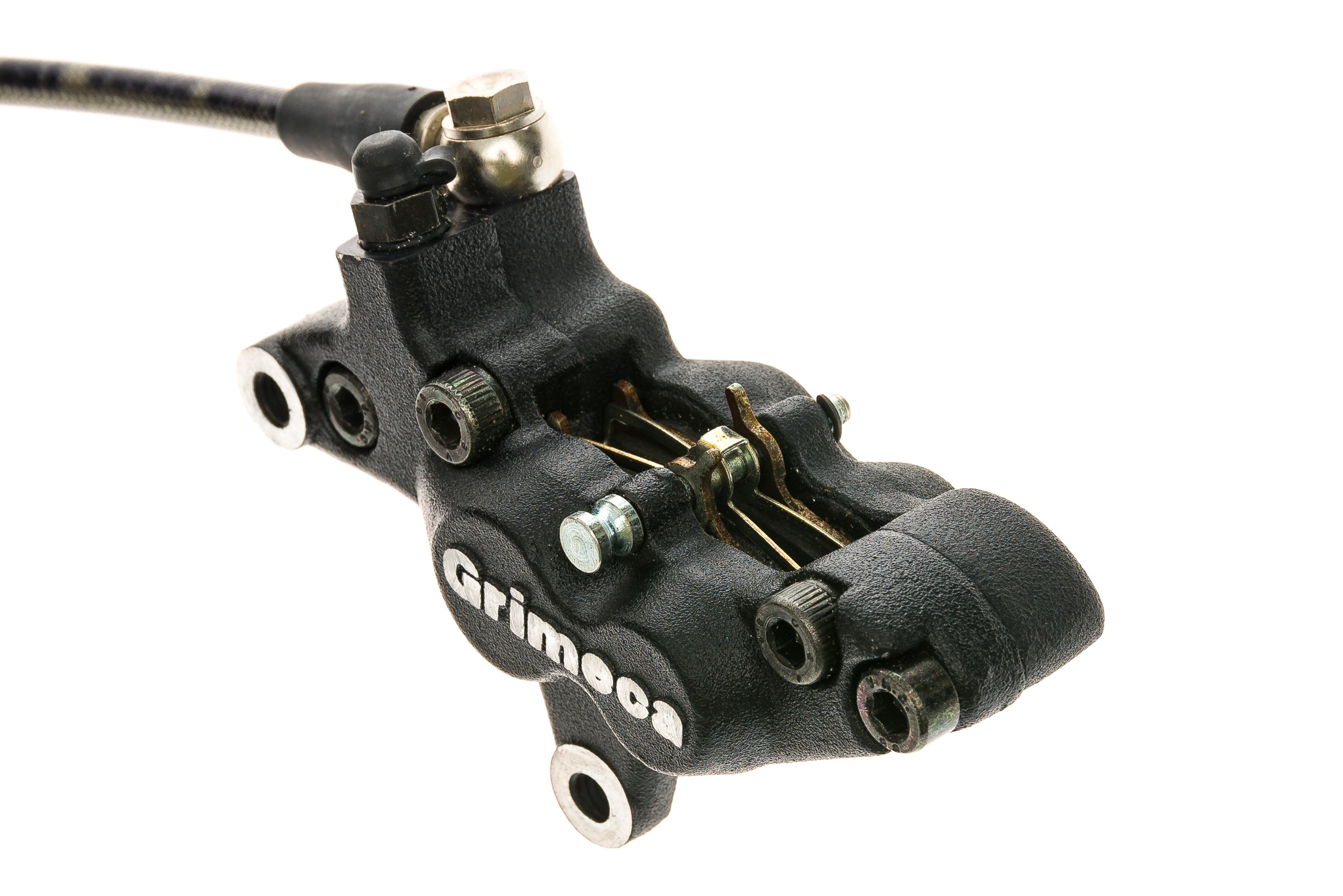 Bassano Grimeca Hydraulic Disc Brake - Left/Front - Black | High-Performance Bicycle Brake System for Mountain Bikes & Road Bikes