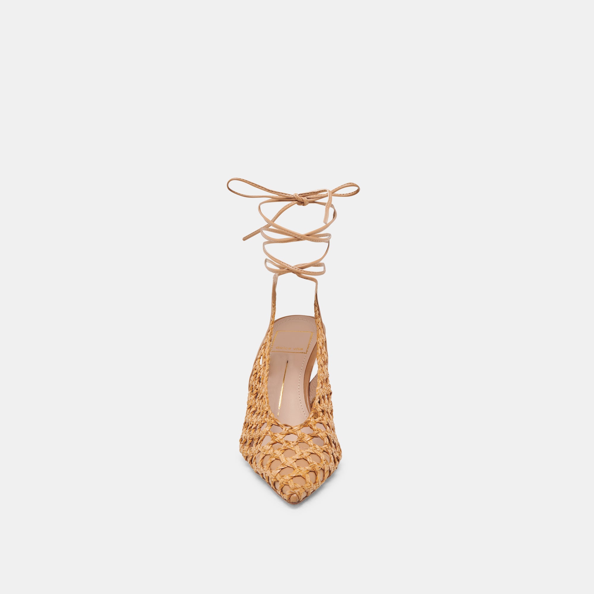 GESICA Women's Natural Woven High Heels - Comfortable Dress Sandals for Weddings, Parties & Evening Events