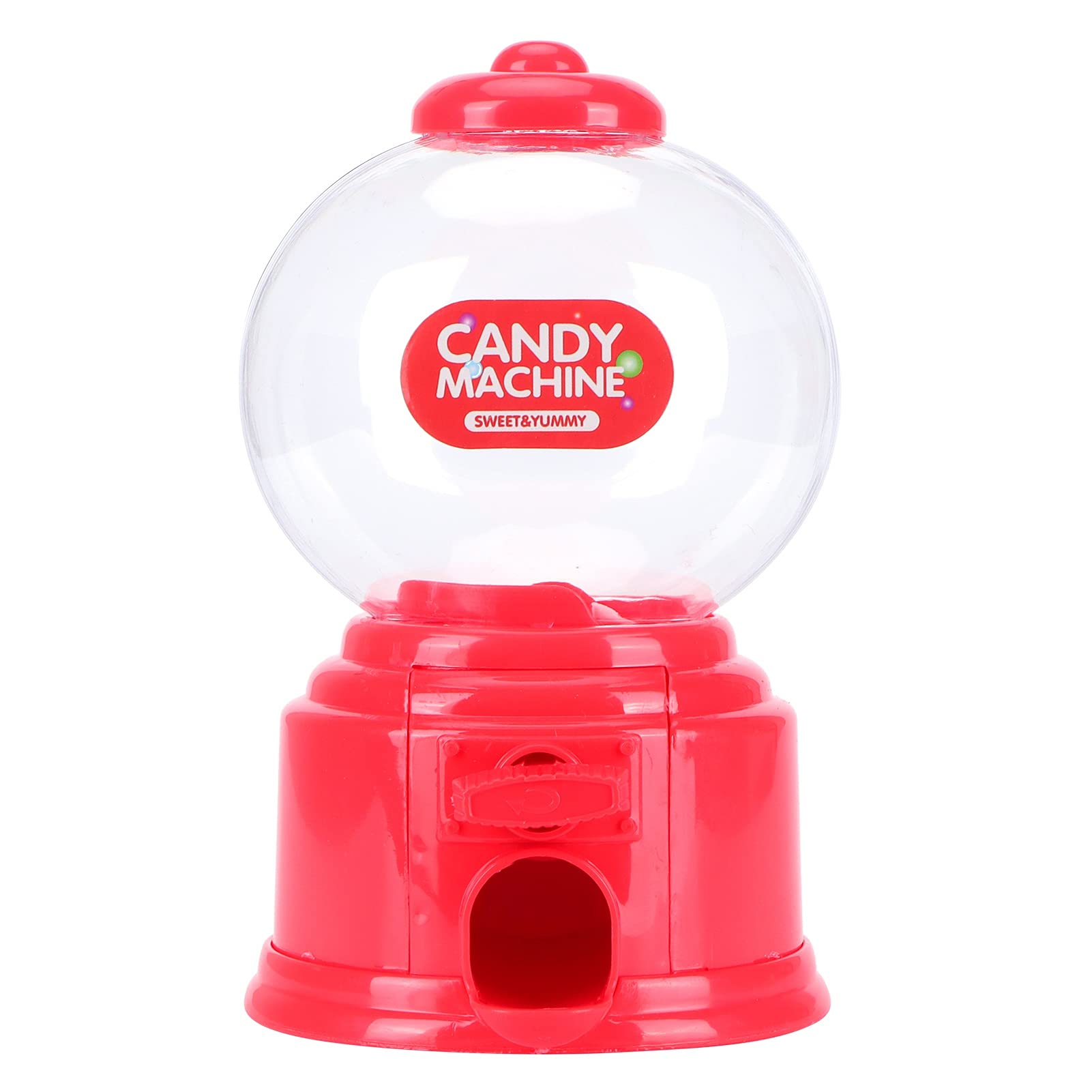 FIYO Candy Piggy Bank for Kids - Cute Twist Machine Money Saving Box with Candy Storage - Perfect Gift for Children's Birthday & Party Favors (Red)
