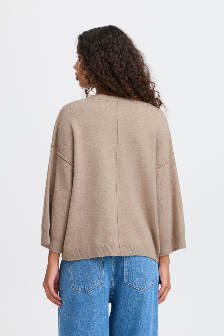 Lia Cardigan (String Melange) - Soft Women's Knit Sweater for Fall & Winter | Cozy Office & Casual Outfit