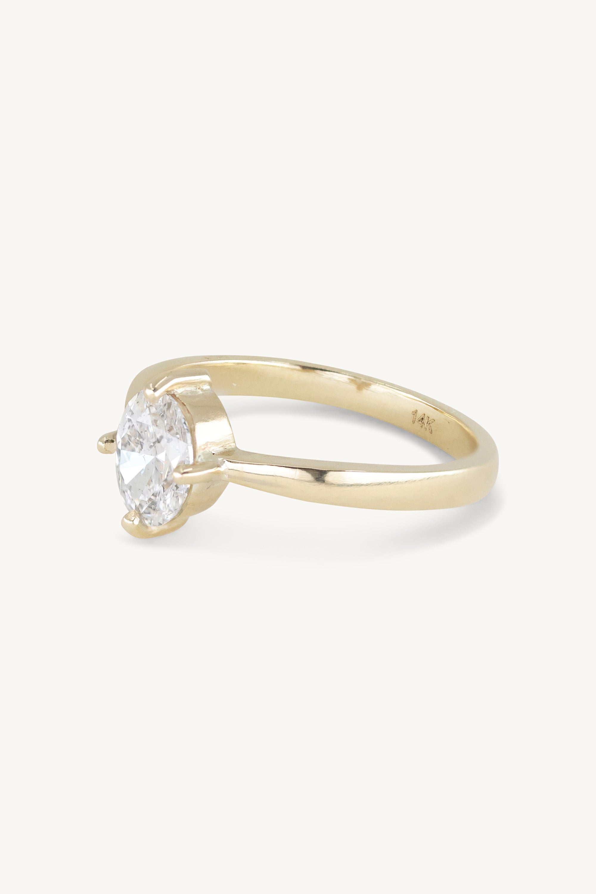 14K Yellow Gold Galaxy Diamond Band Ring for Women - Elegant Stackable Wedding Band, Anniversary Gift, or Everyday Jewelry - Perfect for Special Occasions & Daily Wear