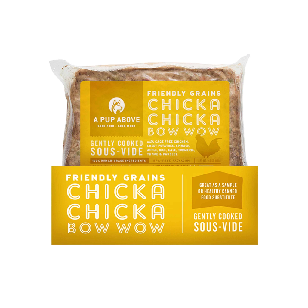 A Pup Above Gently Cooked Chicka Chicka Bow Wow - Premium Dog Food for Small & Medium Breeds - Perfect for Mealtime & Training Treats