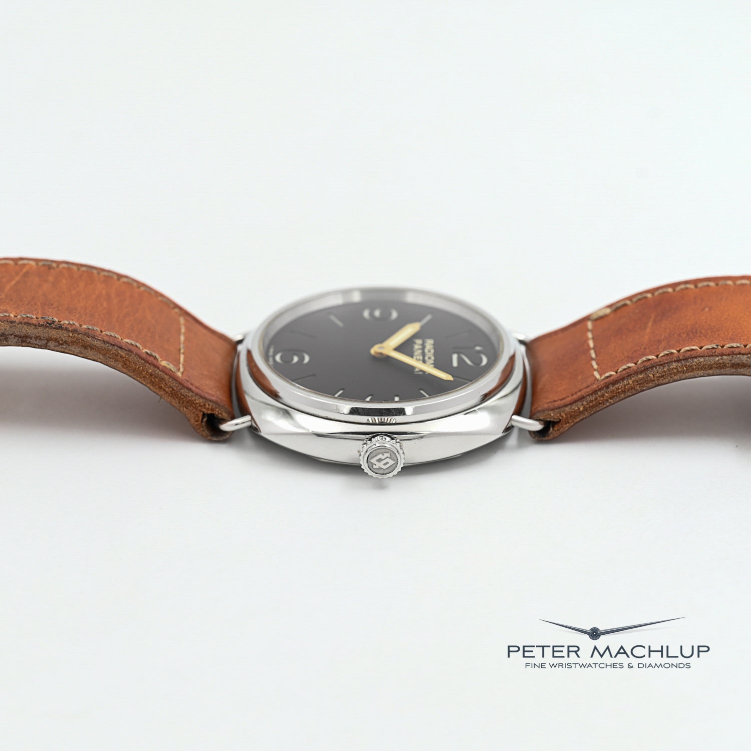 Panerai Radiomir 1938 Men's Luxury Watch - Swiss Automatic Movement, 47mm Stainless Steel Case, Black Dial - Perfect for Diving, Business & Formal Occasions