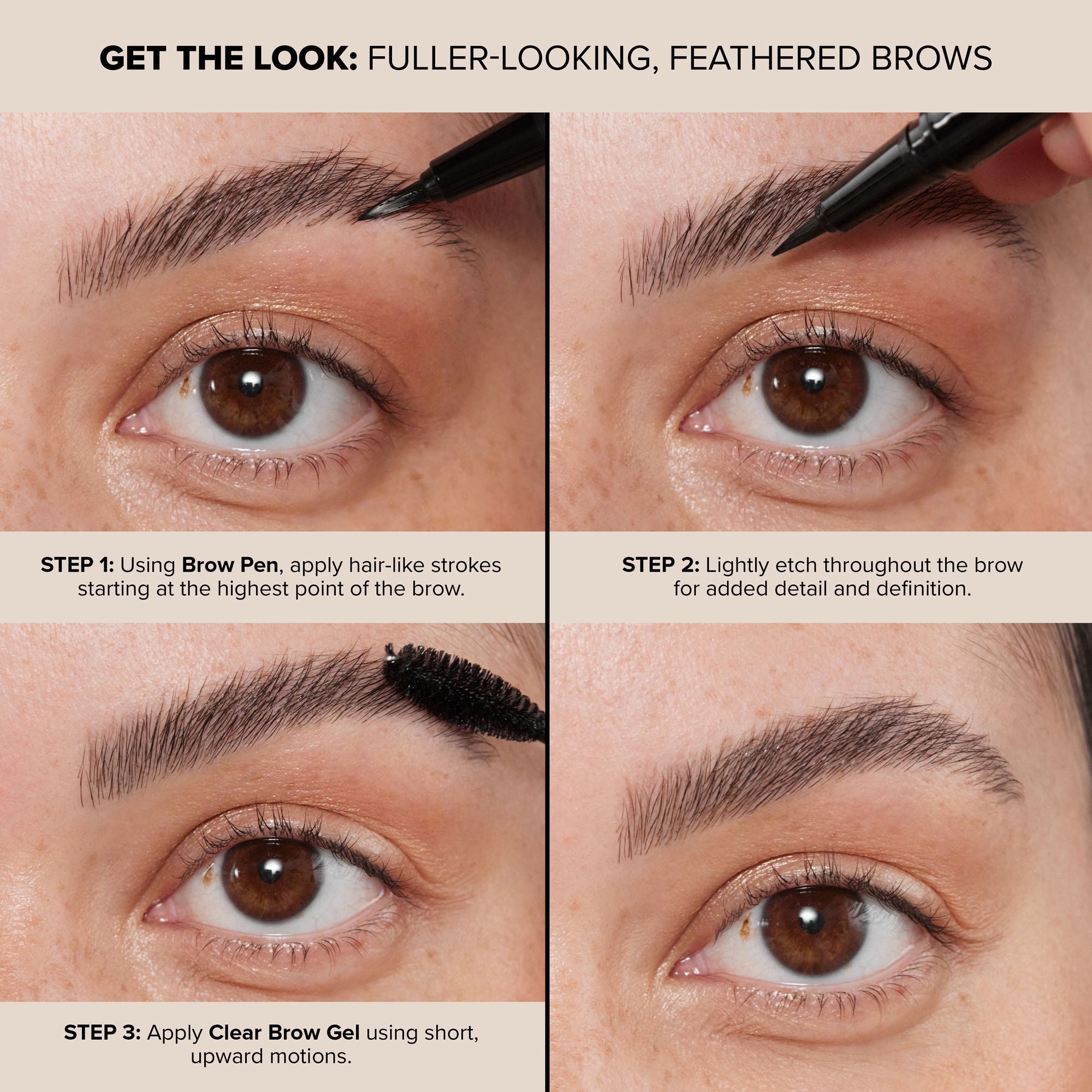 Superfine Waterproof Eyebrow Pencil - Natural Looking Brow Pen for Precise & Long-Lasting Makeup - Perfect for Daily Use, Special Occasions & Travel