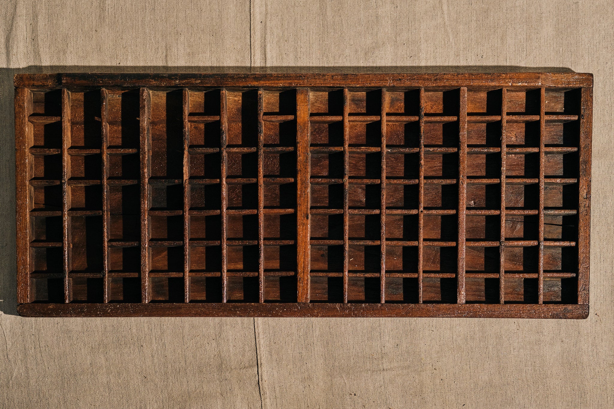 Vintage Reclaimed Printer Drawers - Antique Wooden Organizer for Craft Supplies, Jewelry & Small Items - Perfect for Home Office, Workshop & DIY Projects