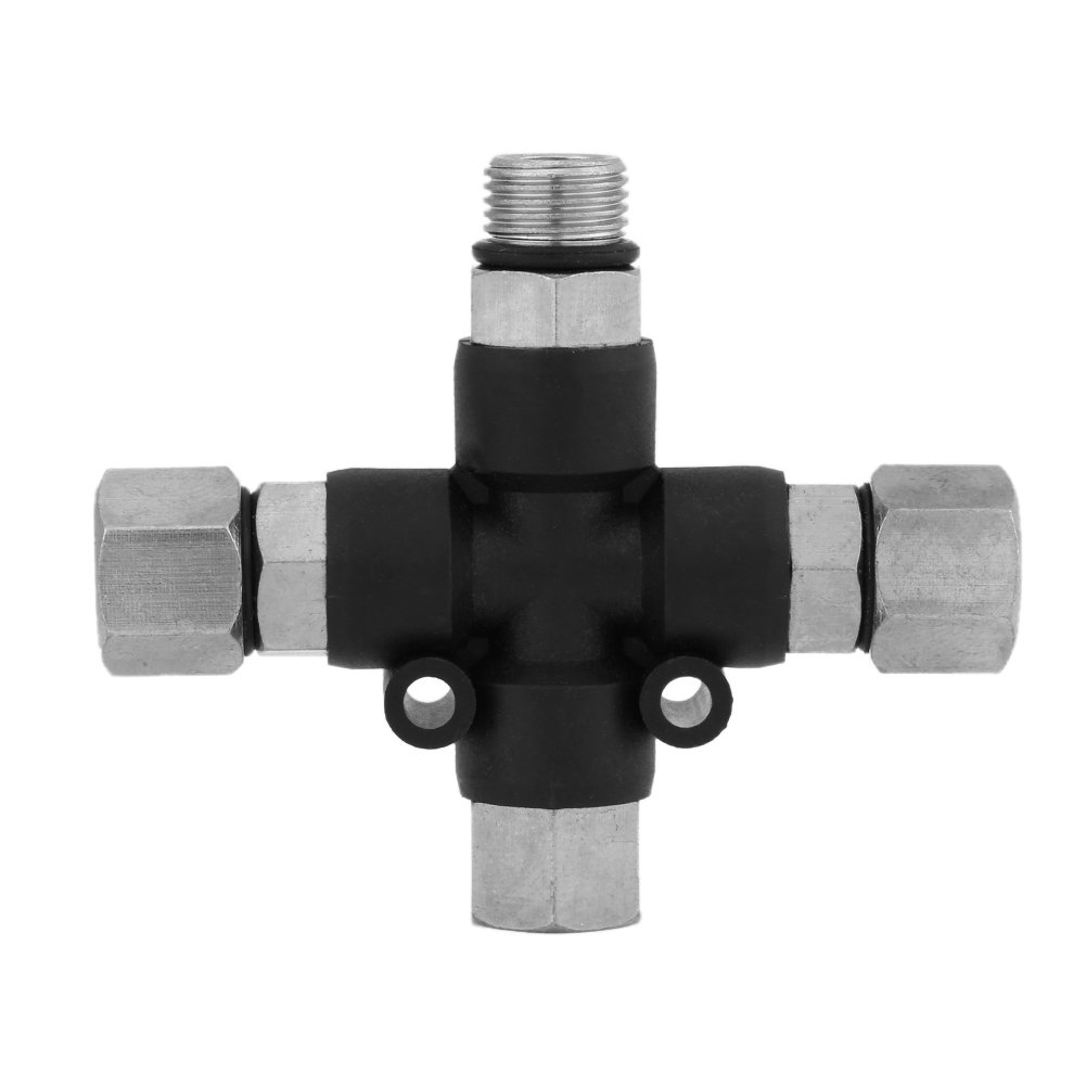 Multi-Purpose Airbrush Hose Fittings - 3 Way Air Separator & Adapter for Air Compressors | Perfect for Spray Painting, Nail Art & Model Building