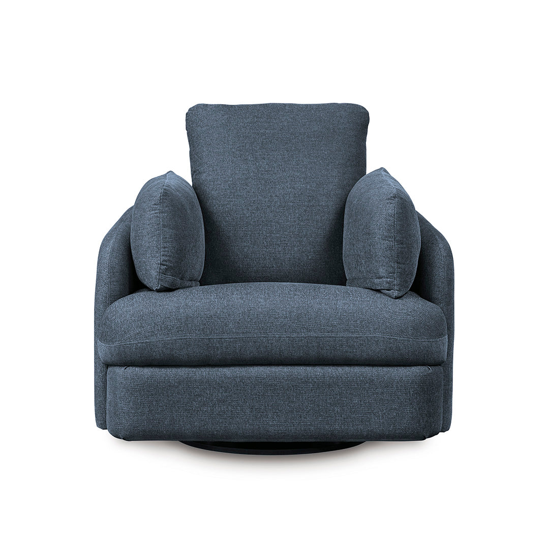 Modmax Swivel Glider Recliner Chair - 360 Degree Rotating Rocker Recliner with Smooth Gliding Motion, Padded Armrests & Lumbar Support - Perfect for Living Room, Nursery, or Home Theater Relaxation