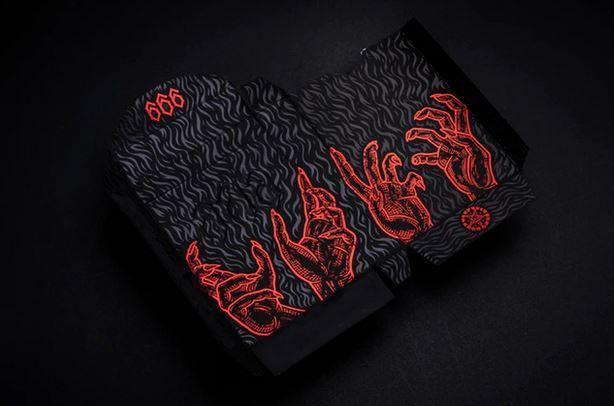 Premium 666 Crimson Flare Playing Cards - Elegant Poker Deck for Magic Tricks, Cardistry & Casino Games | Perfect for Poker Nights, Magic Shows & Collectors