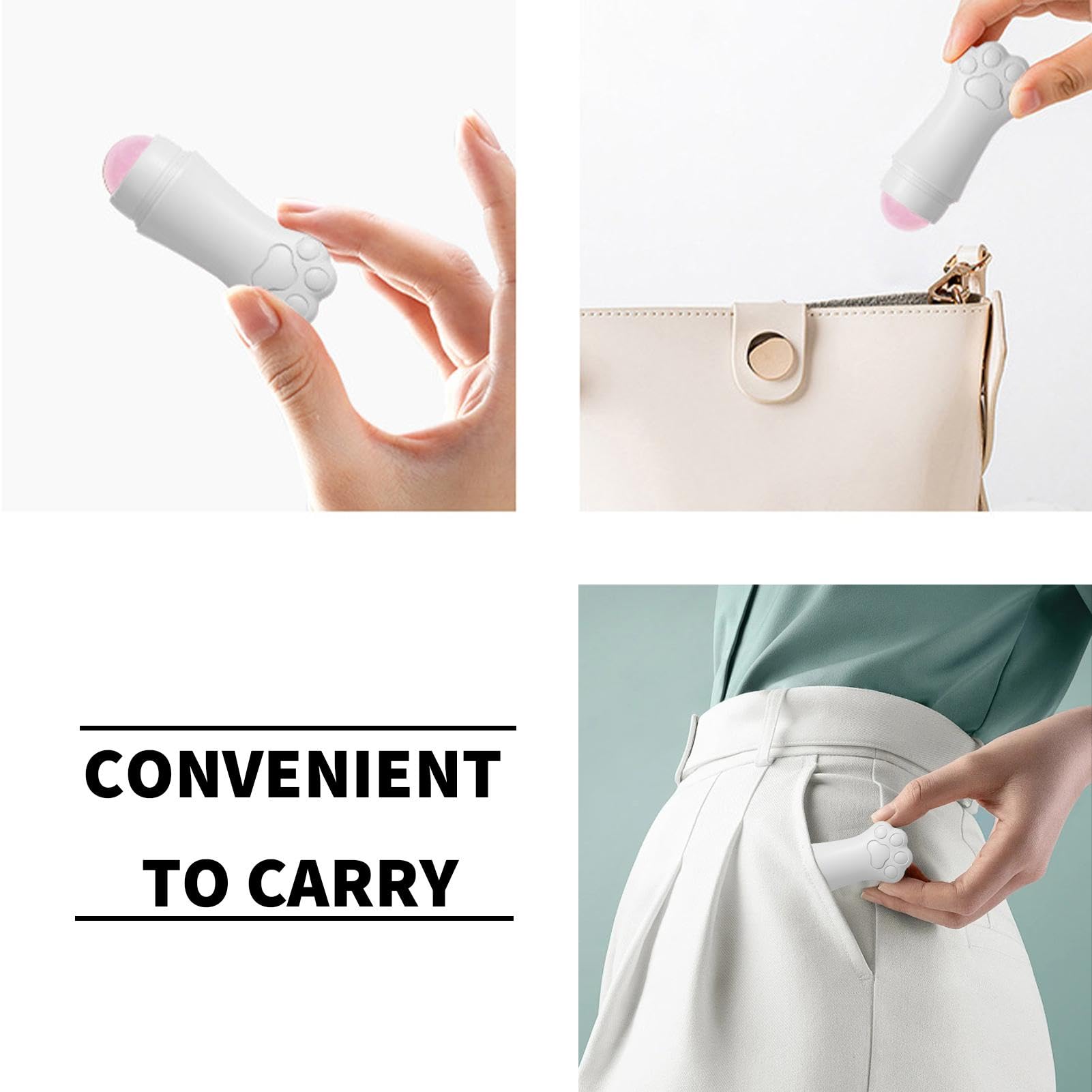 Jade Roller for Face - Cooling Facial Massager & Skin Care Tool to Reduce Puffiness | Women's Beauty Accessory for Soothing & Tightening Skin | Perfect for Morning Routine & Post-Workout Relaxation
