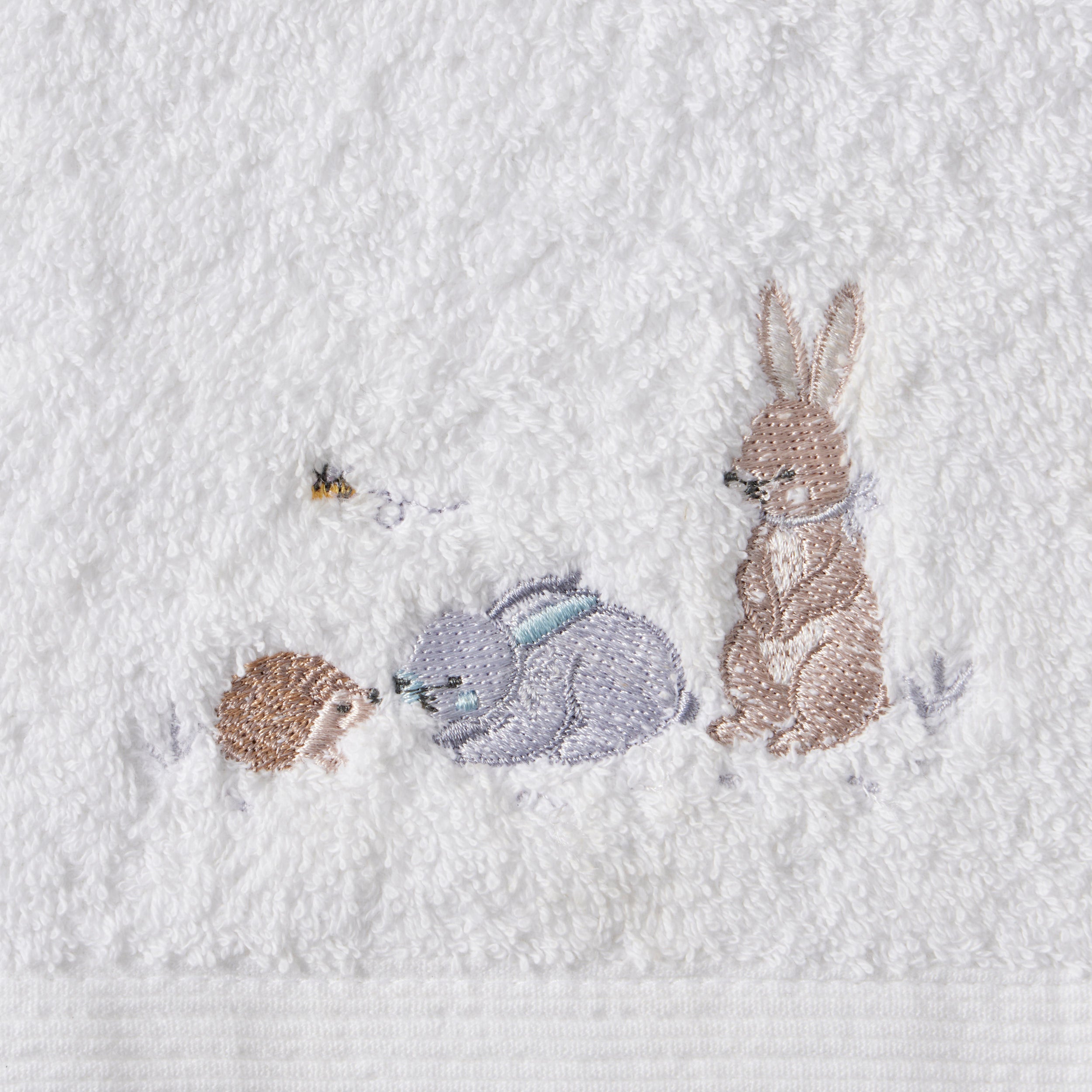 Jiggle & Giggle Grey Bunny Hamper Gift Set - Adorable Baby Shower & Easter Basket Present for Newborns & Toddlers