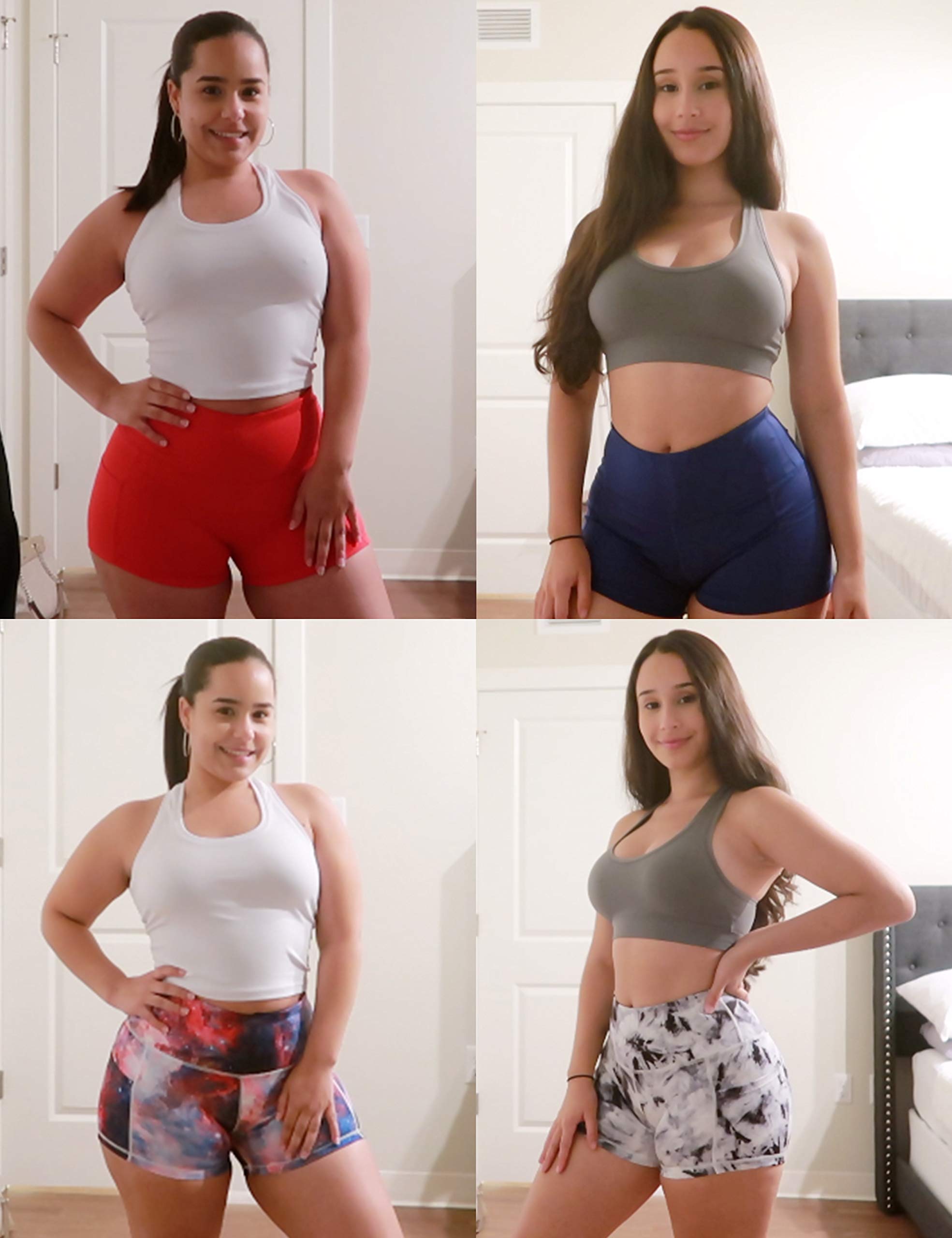 BUBBLELIME Women's High Waist Yoga Shorts with Tummy Control - 2.5