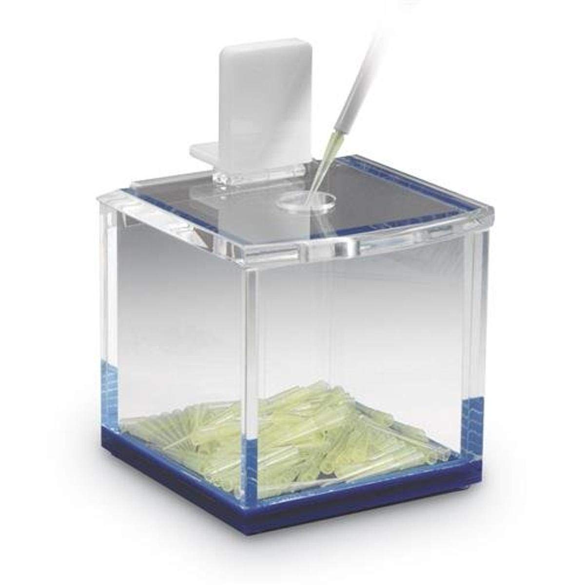 Heathrow Scientific HS234634 Pipette Tip Disposal Box - 500ml Capacity, Sterile, for Laboratory & Research Use - Perfect for Biohazard Waste Management in Labs, Hospitals, and Clinics