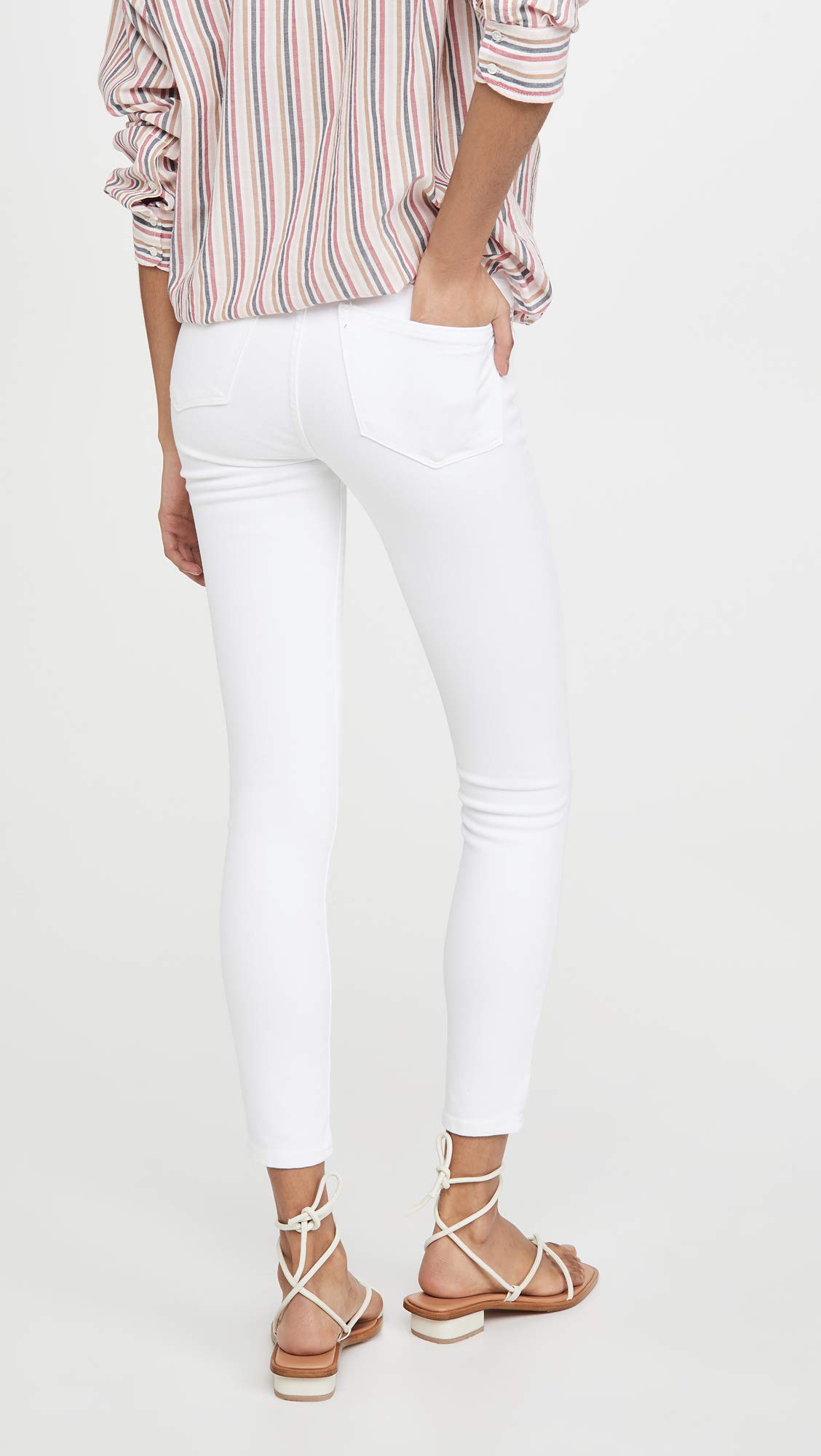 DL1961 Women's Florence Skinny Mid Rise Ankle Jeans - Stretch Denim Pants for Everyday Comfort | Perfect for Work, Casual Outings & Date Nights