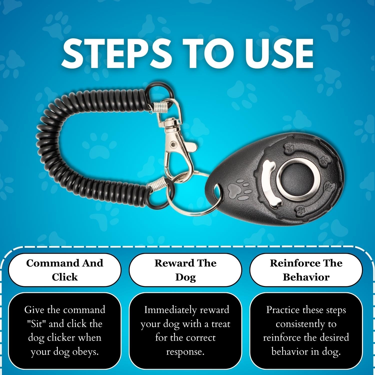 Premium Adjustable Dog Whistle Set - 5 PCS with Lanyards & Clicker for Bark Control - Train Neighbor's Dogs