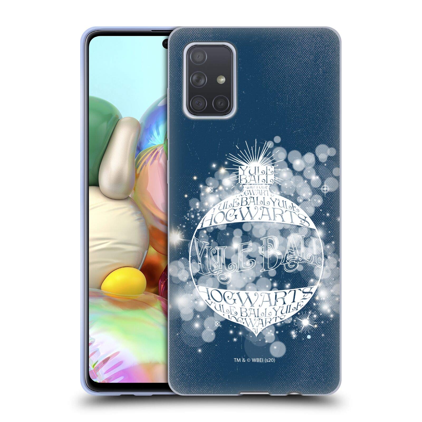 Harry Potter Yule Ball Deathly Hallows Phone Case for Samsung Galaxy A71 (2019) - Soft Gel Protective Cover with Official License - Perfect for Cosplay, Gift Giving & Wizarding World Fans