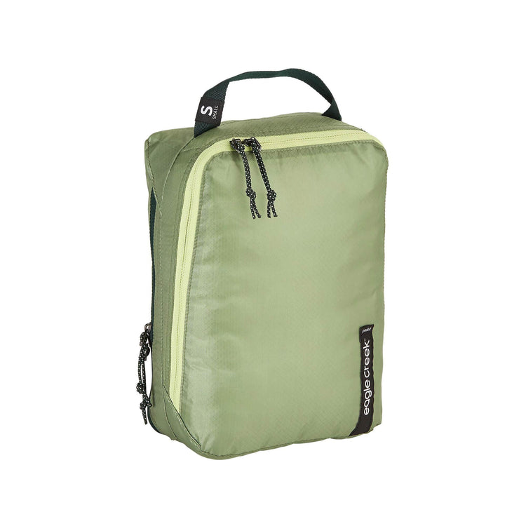 Eagle Creek Pack-It Isolate Clean/Dirty Cube S - Mossy Green | Travel Organizer for Clothes & Laundry | Perfect for Camping, Hiking & Backpacking
