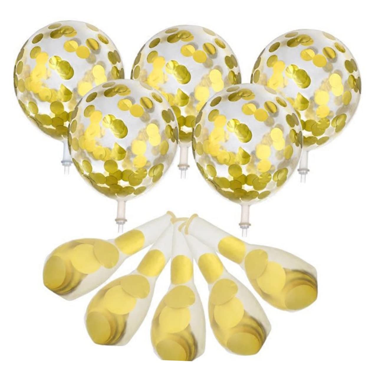 Abaodam 15-Piece Halloween Balloon Set - Latex Balloons with Confetti for Party Decorations | Perfect for Halloween Parties, Home Decor & Spooky Celebrations