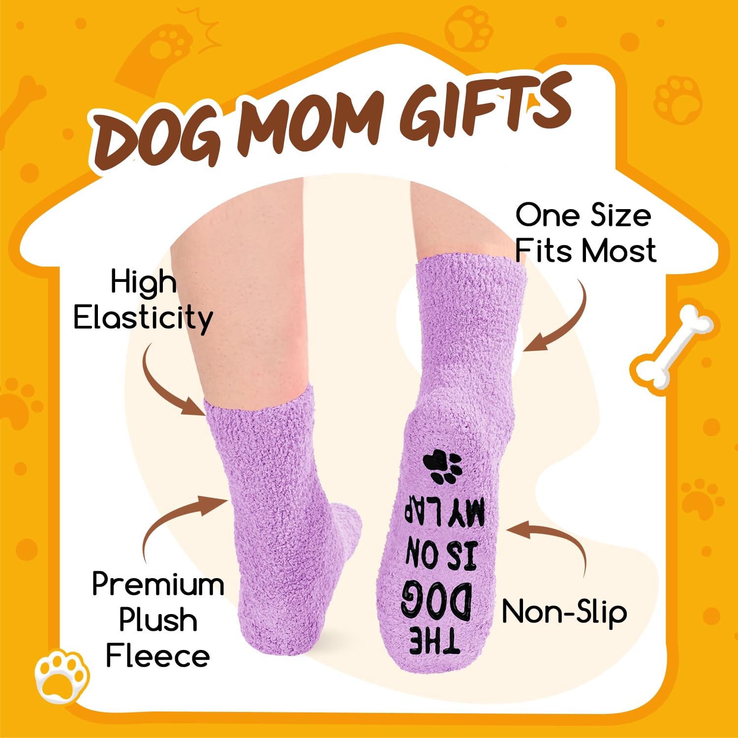 HappyPop Funny Dog Christmas & Birthday Stockings - Unique Gifts for Dog Lovers, Dog Moms & Dads - Perfect for Pet Lovers' Holiday Decor & Gift Exchanges