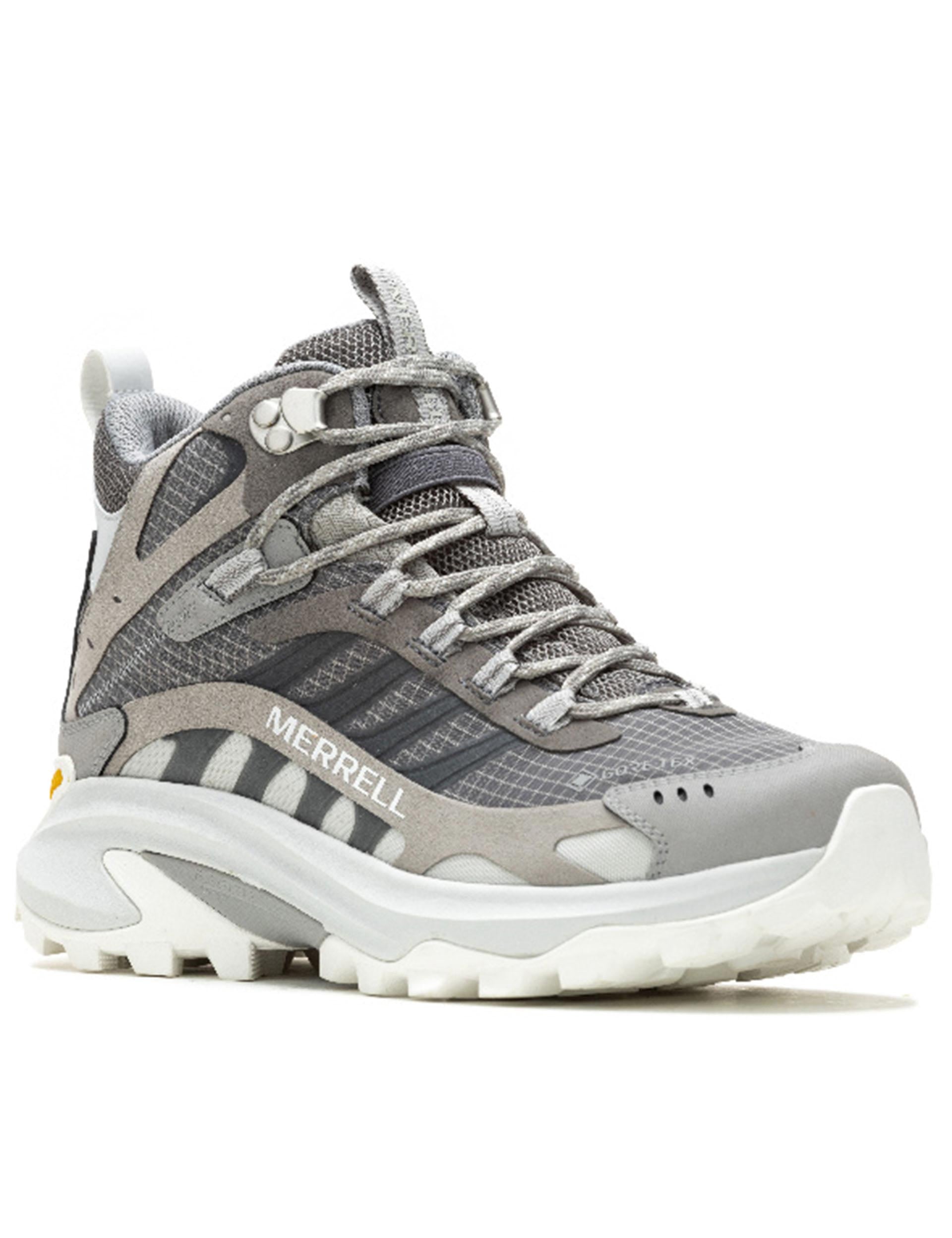 Moab Speed 2 Mid Gore-Tex Hiking Boots for Men - Waterproof & Breathable Charcoal Trail Shoes - Perfect for Outdoor Adventures, Hiking, and Backpacking