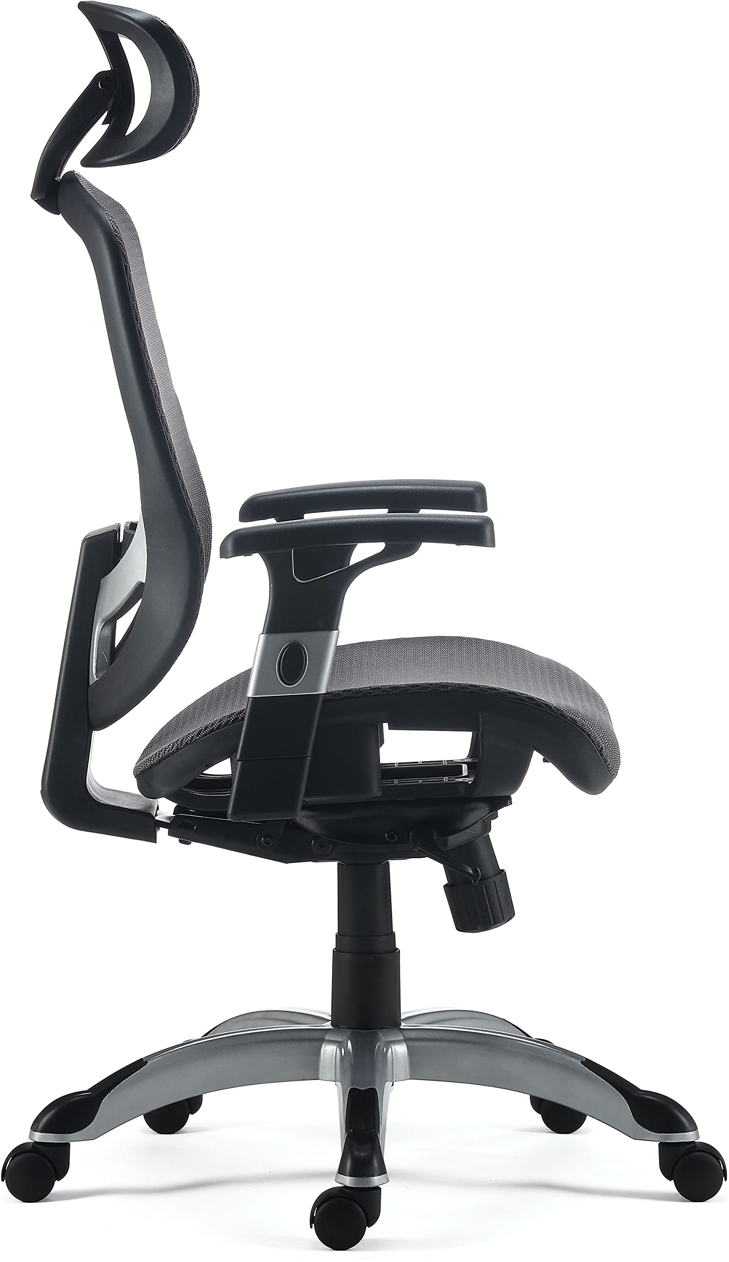 Ergonomic Mesh Computer and Desk Task Chair with Lumbar Support - Breathable Charcoal Black Office Chair for Home & Workspaces - Ideal for Long Hours of Sitting, Gaming, and Remote Work