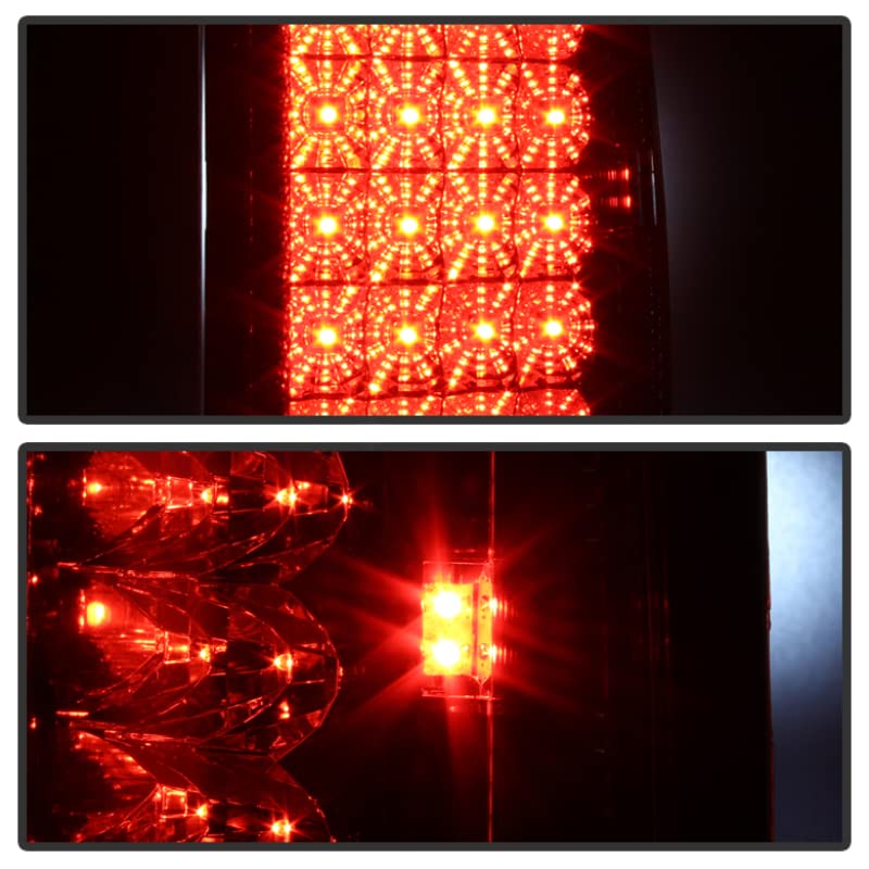 Spyder Auto 5002624 LED Tail Lights Chrome/Clear - High-Performance Lighting for Cars, Trucks & SUVs