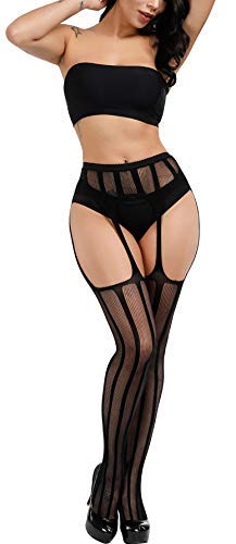 PERAMBRY Women's Fishnet Stockings - Sexy Sheer Tights for Fashion & Lingerie - Perfect for Parties, Date Nights & Cosplay