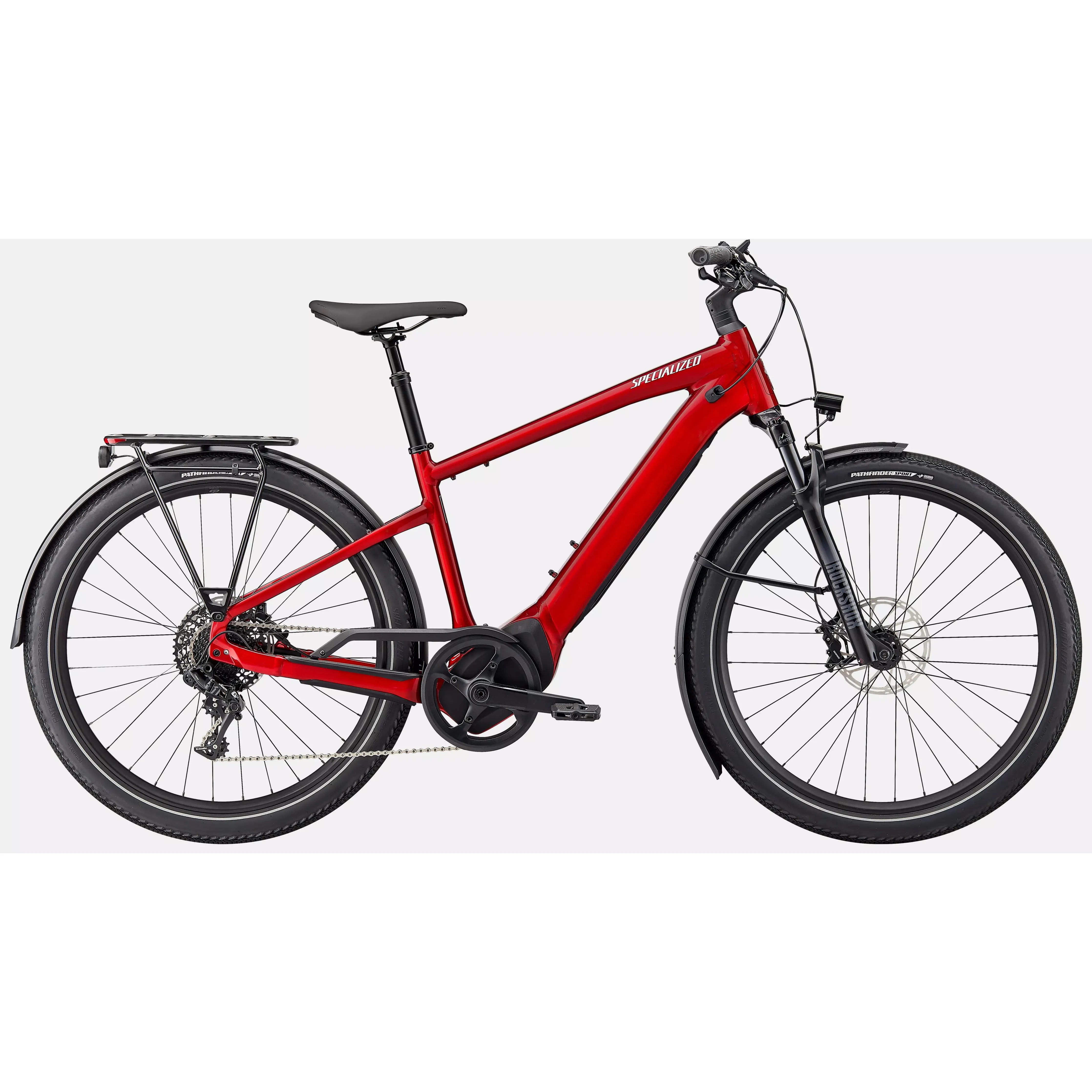 Specialized Turbo Vado 5.0 Electric Bike - Red Tint Color, UL Certified for Safety | Perfect for Urban Commuting & Outdoor Adventures