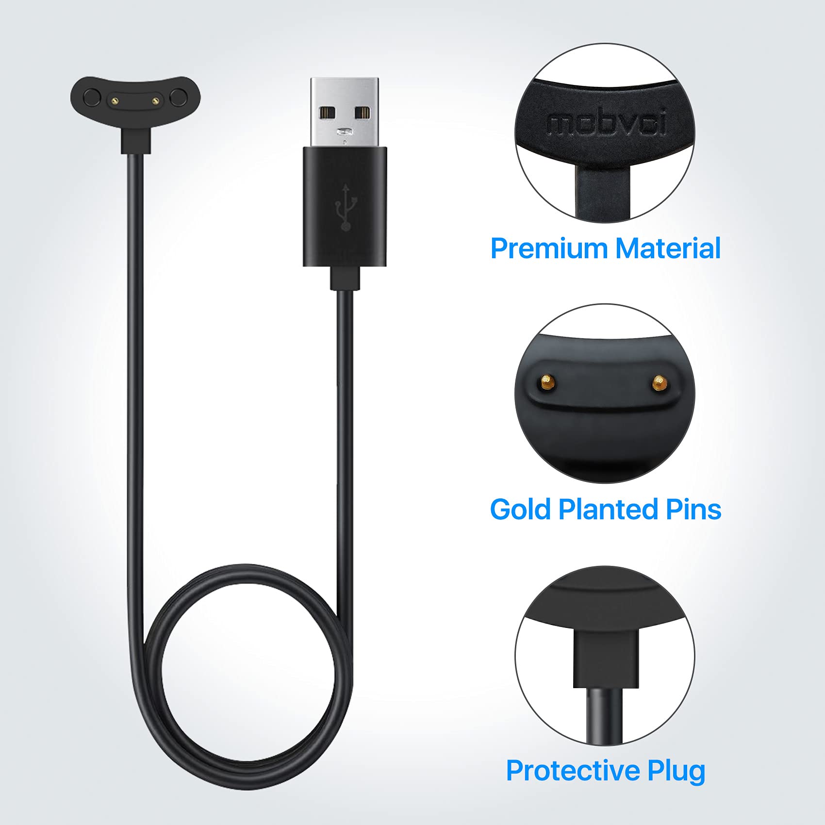 Original Title: Ticwatch Pro 5 / Pro 3 Ultra GPS/Pro 3 GPS / E3 Charging Cable Replacement Charging Cable Magnetic Charger Pro 3 GPS/Pro 3 Ultra GPS / E3 Smartwatch Optimized Title: Ticwatch Pro 5, Pro 3 Ultra GPS, Pro 3 GPS & E3 Smartwatch Magnetic Charging Cable Replacement - Fast Charging Dock for Fitness Tracking, Sleep Monitoring & Outdoor Activities