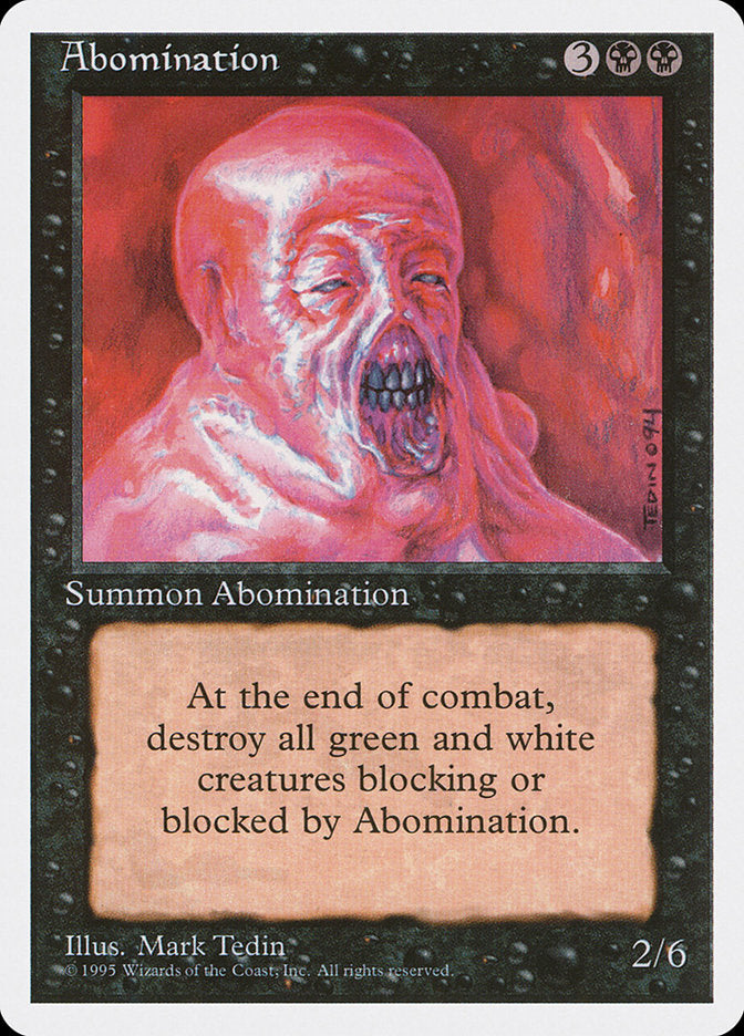 Abomination [Fourth Edition] - Premium Collectible Figure for Horror Fans & Tabletop Gamers | Perfect for Display, Cosplay, and Themed Events