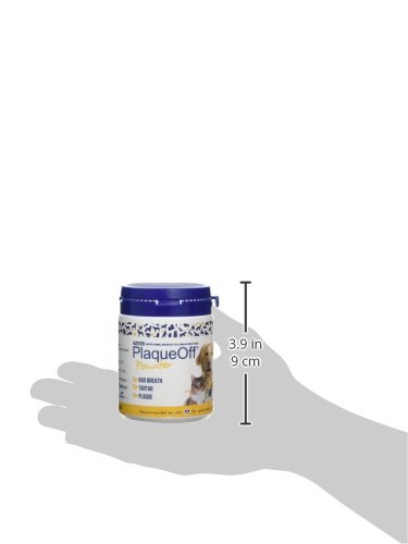 Proden PlaqueOff Dental Care Powder for Dogs & Cats - 180g | Tartar & Plaque Remover | Freshens Breath | Supports Oral Health - Perfect for Daily Pet Dental Hygiene & Grooming Routine