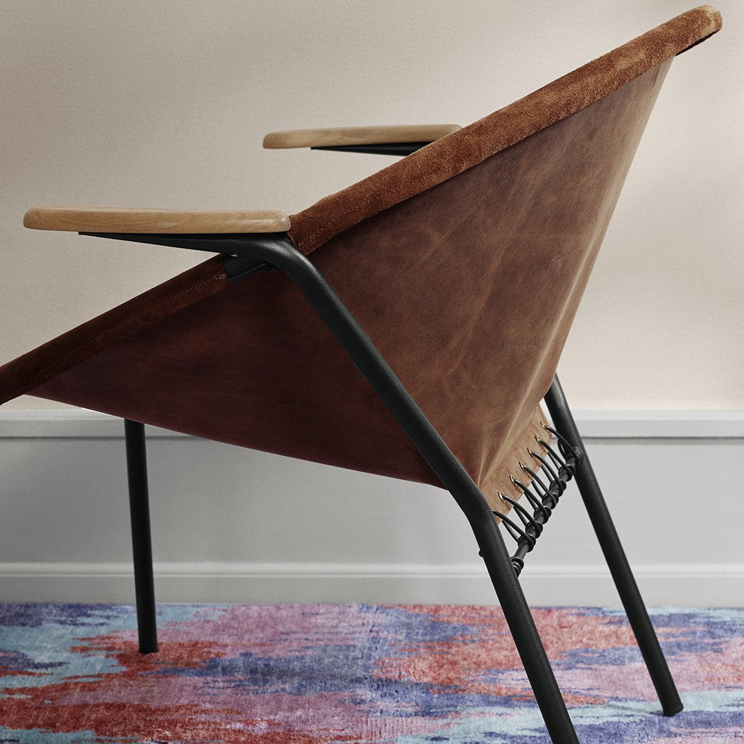 Hans Olsen Balloon Chair - Modern Warm Nordic Style Lounge Chair for Living Room, Bedroom, or Patio - Comfortable & Stylish Seating for Relaxing & Decor