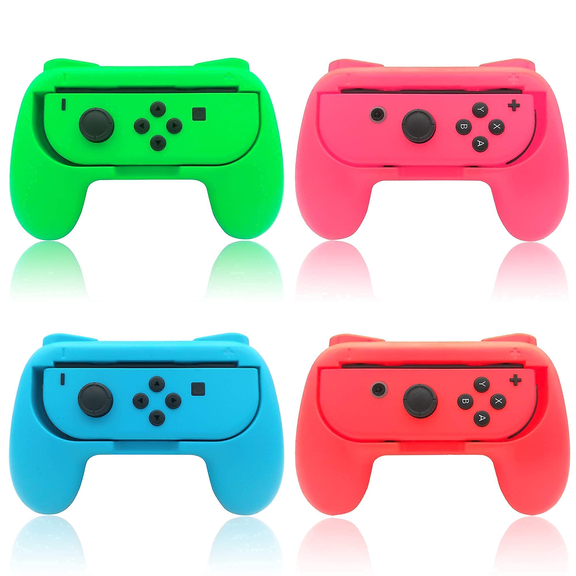 FYOUNG Nintendo Switch Joy-Con Charging Dock & Hand Grips with USB-C Cable - Fast Charging Station for Switch & Switch OLED - Perfect for Gaming, Travel, and Multiplayer Sessions