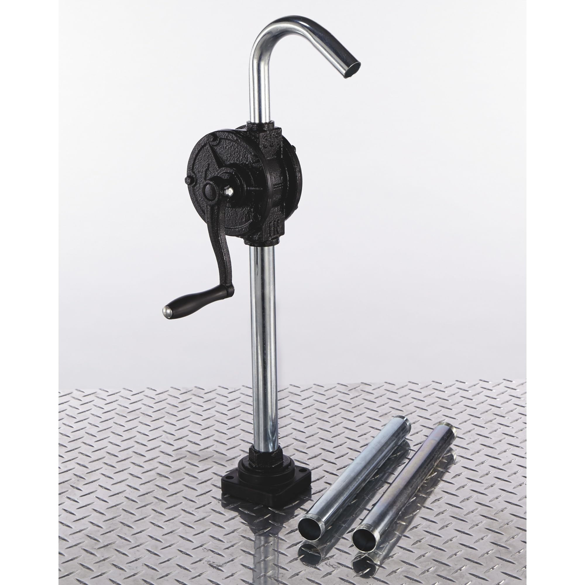 Ironton Cast Iron Rotary Hand Pump - Durable Manual Water Pump for Home, Farm, and Outdoor Use - Ideal for Wells, Irrigation, and Emergency Water Supply