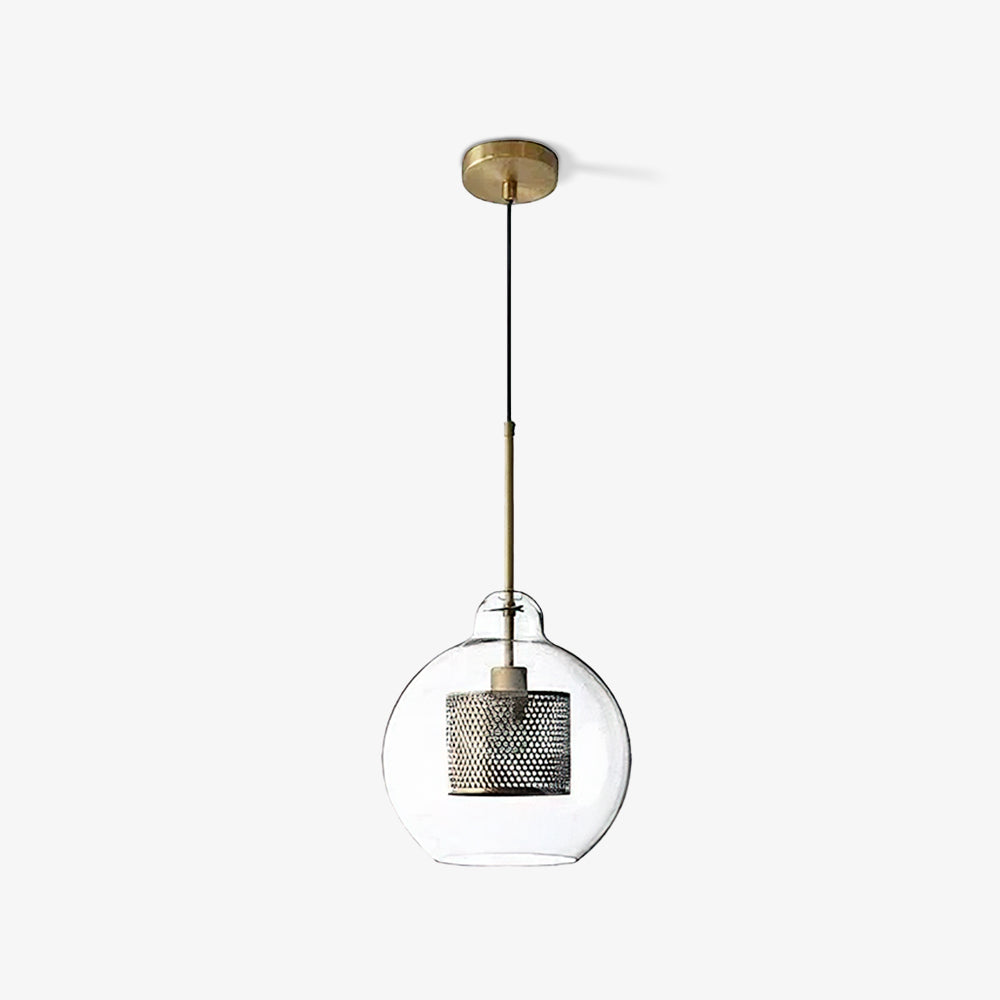 Chiswick Glass Pendant Light - Modern Hanging Ceiling Lamp for Kitchen Island, Dining Room & Bedroom Lighting
