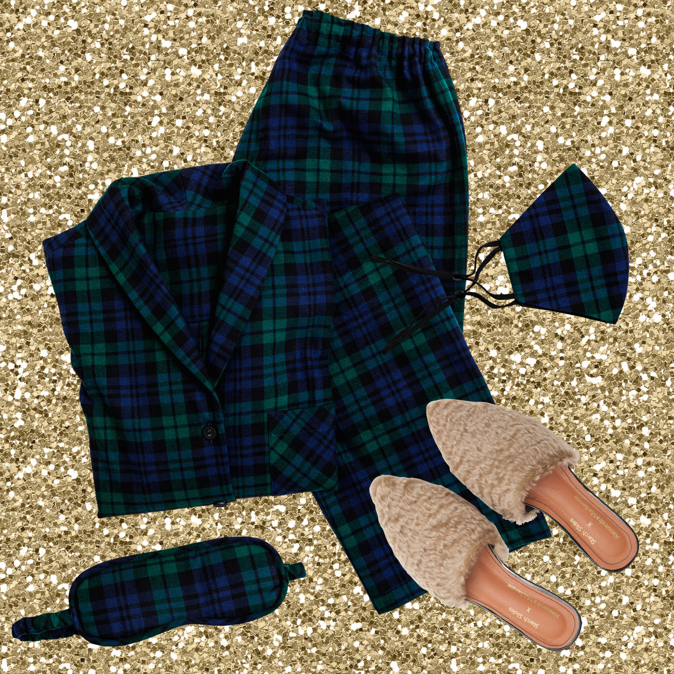 The Full Monty Set - Blackwatch Plaid Kilt Outfit | Traditional Scottish Tartan Skirt & Accessories for Men | Perfect for Highland Games, Weddings & Cosplay