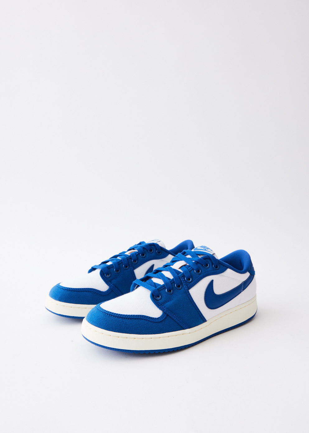 Air Jordan 1 KO Low 'Storm Blue' Retro Basketball Sneakers - Men's Casual Shoes for Streetwear & Sports Fashion