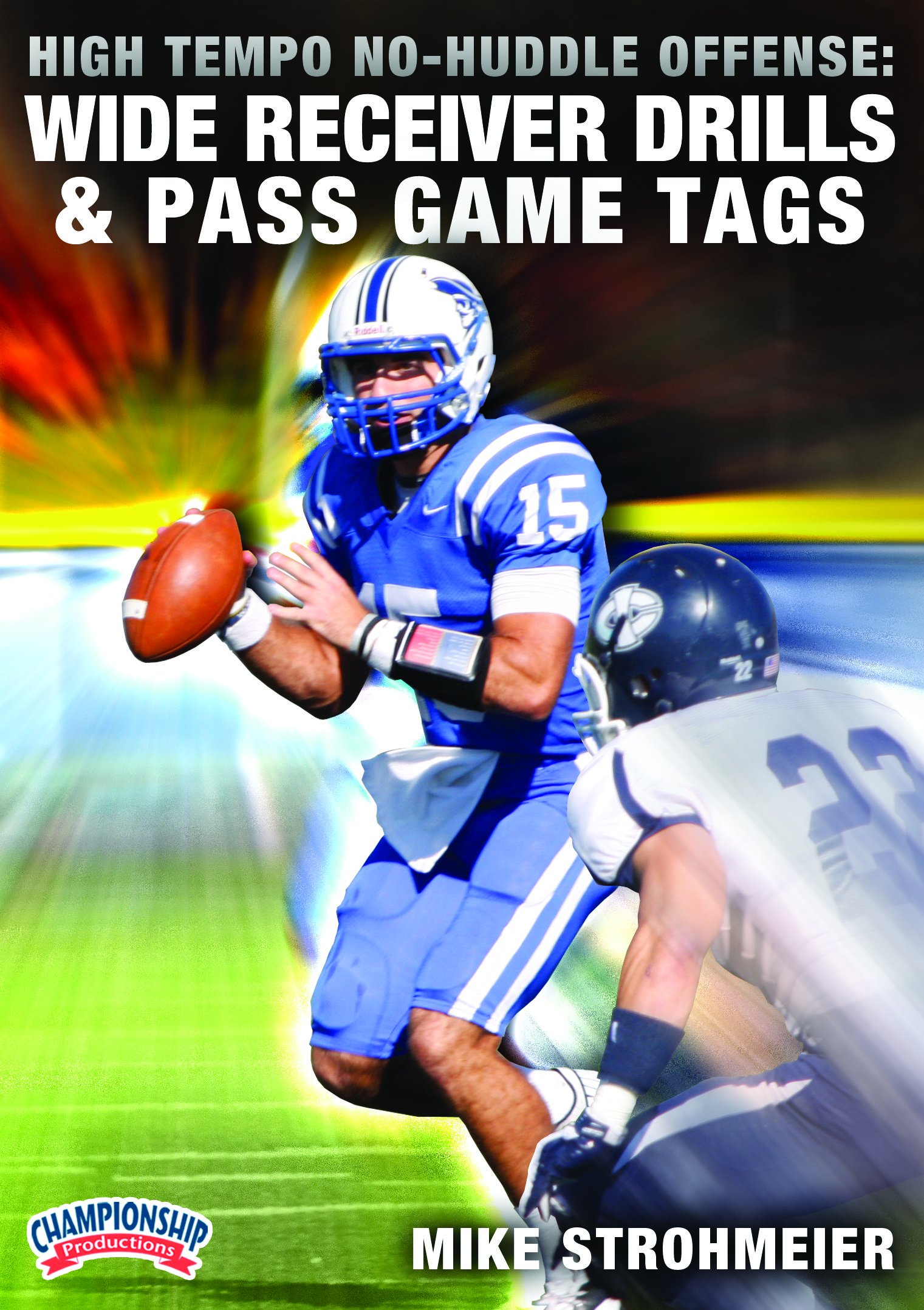 High Tempo No-Huddle Offense Football Training: Wide Receiver Drills & Passing Game Techniques for Quarterbacks and Receivers - Perfect for Team Practice, Football Camps, and Skill Development