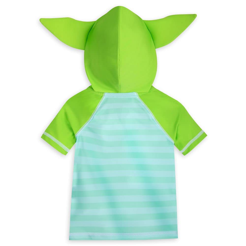 Star Wars The Child Baby Rash Guard - The Mandalorian Inspired UPF 50+ Sun Protection Swimwear for Infants & Toddlers - Perfect for Beach, Pool & Summer Outdoor Activities