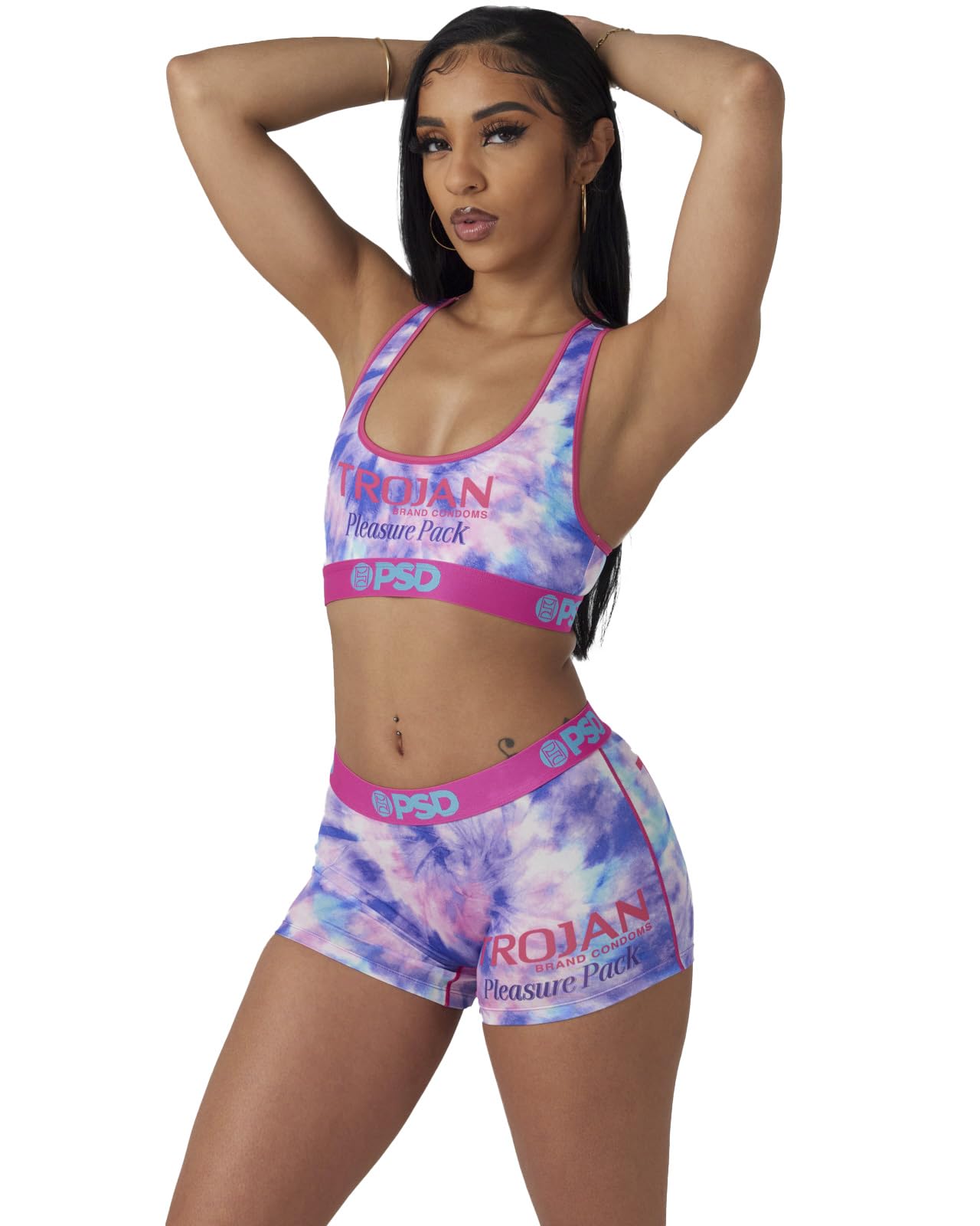 PSD Women's Trojan Boy Shorts - Full Coverage Cotton Underwear for Women - Comfortable Stretch Panties - Perfect for Yoga, Sleep & Everyday Wear