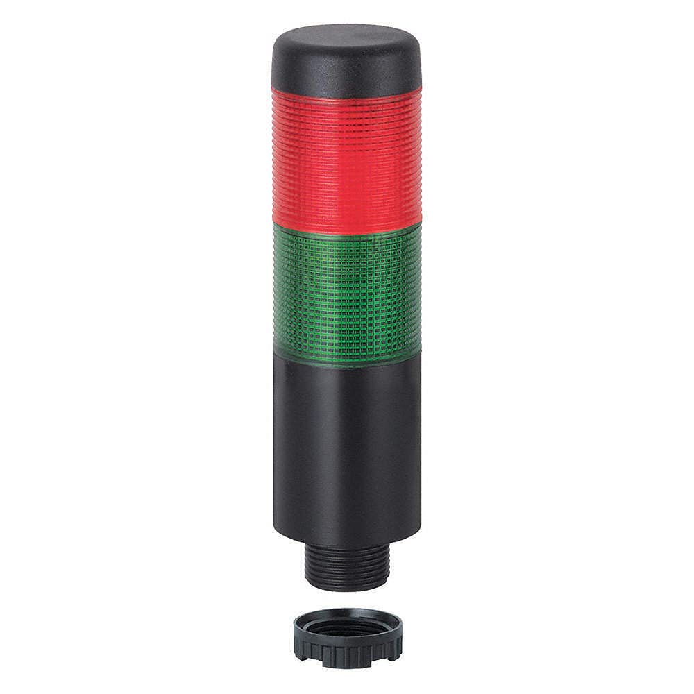 24V AC/DC 37mm Tower Light Assembly - 70mA LED Indicator Light for Industrial Equipment, Control Panels & Machinery Signaling
