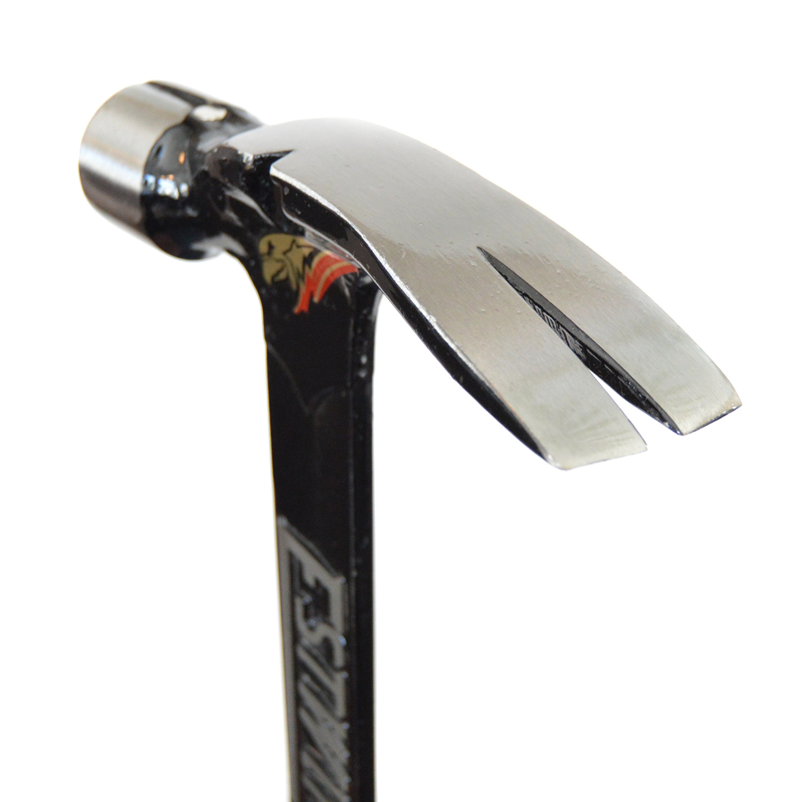 ESTWING Ultra Series 15 oz Rip Claw Framing Hammer with Milled Face & Genuine Leather Grip - E15SM - Perfect for Carpentry, Construction, and DIY Home Improvement Projects
