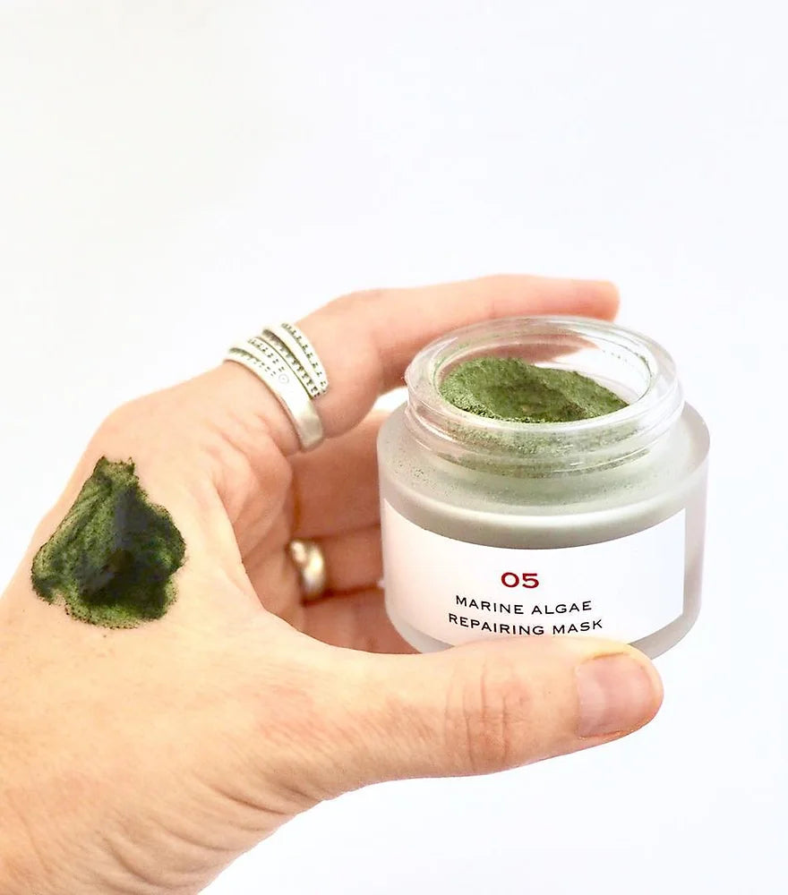 05 Marine Algae Repairing Mask - Deep Hydrating & Anti-Aging Facial Treatment for Dry Skin - Perfect for Spa Night & Post-Sun Care