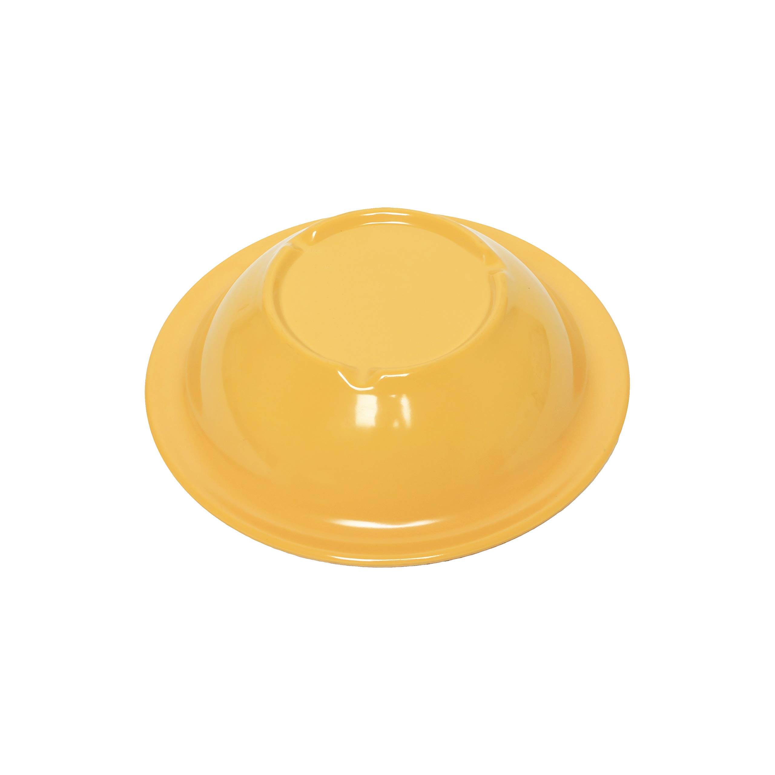 Vibrant Yellow Melamine Salad Bowl Set - 6 Inch, 8 oz (Pack of 12) - Durable & Lightweight Dishware for Outdoor Picnics, BBQs, and Party Serving