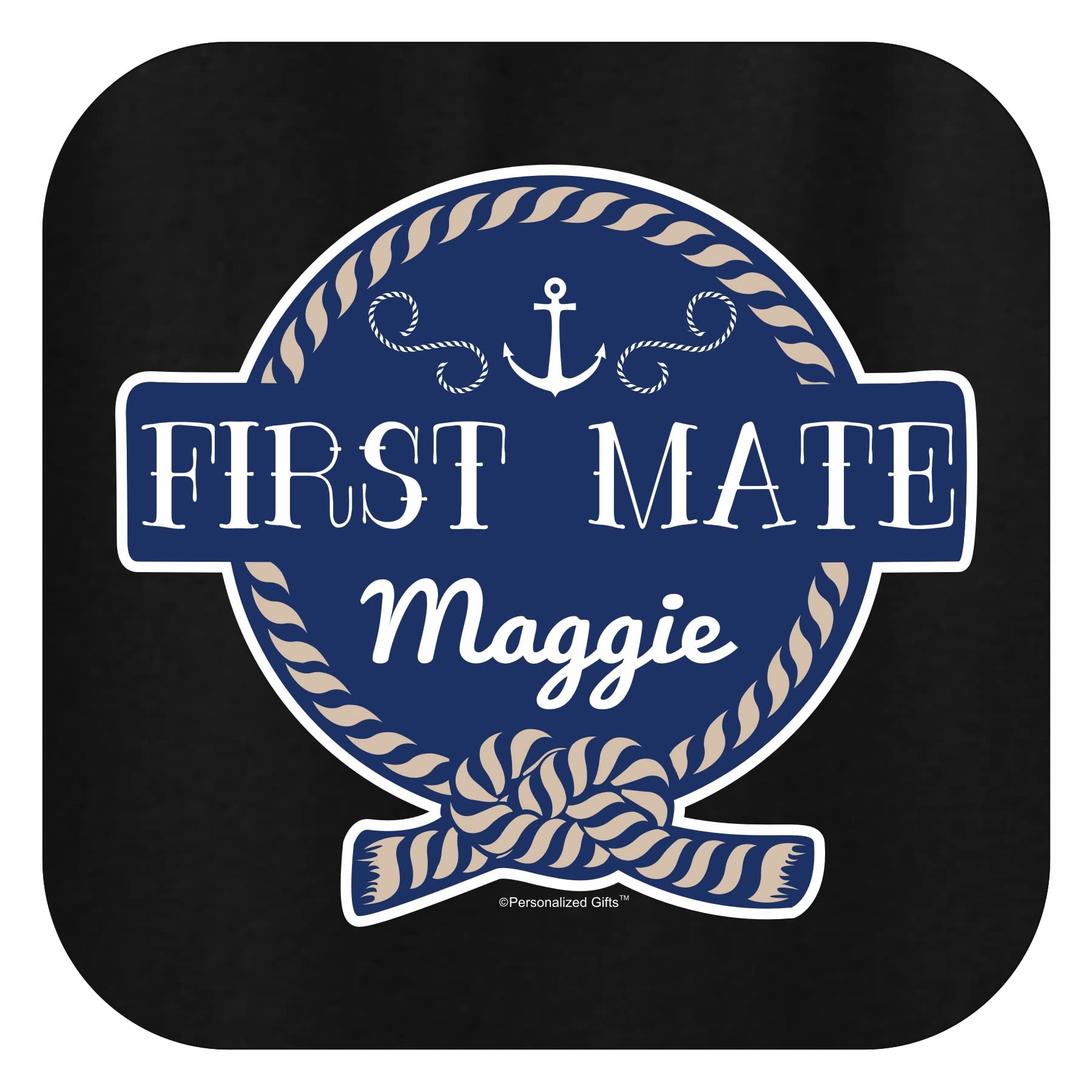 Custom Personalized Boat First Mate Sailing Boating T-Shirt - Perfect Gift for Sailors & Nautical Enthusiasts | Ideal for Sailing Trips, Boat Parties & Marine Events