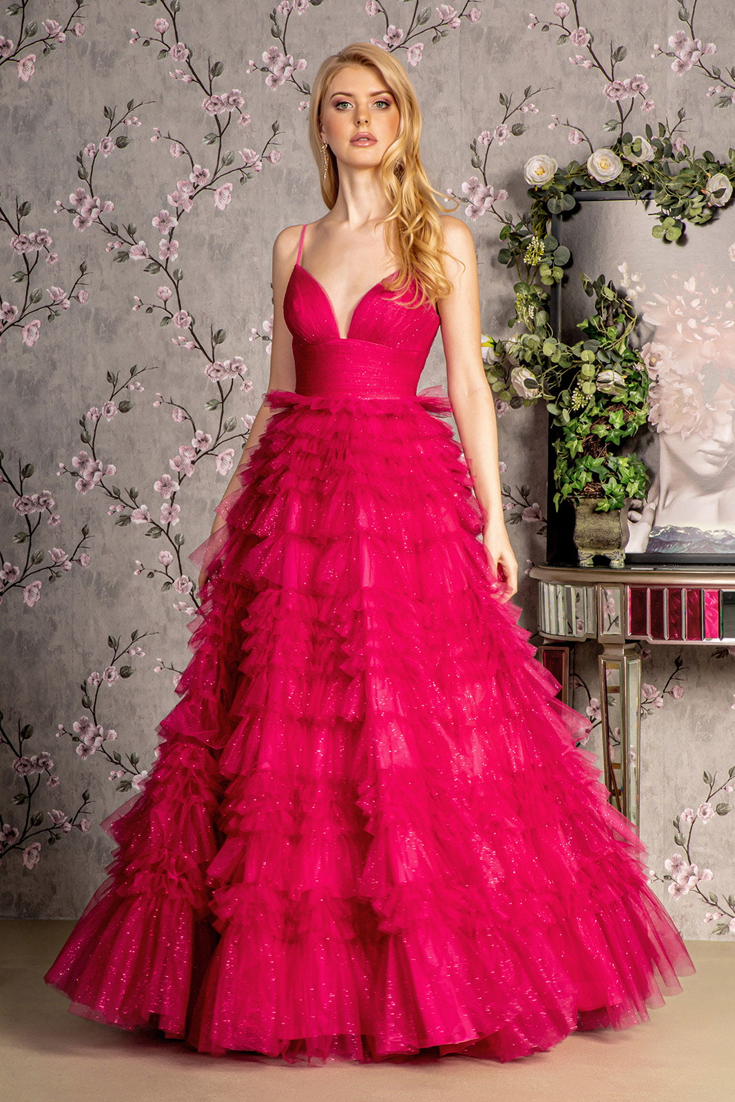 GLS by Gloria GL3462 Women's Elegant Long Dress for Evening Party, Wedding & Special Occasions