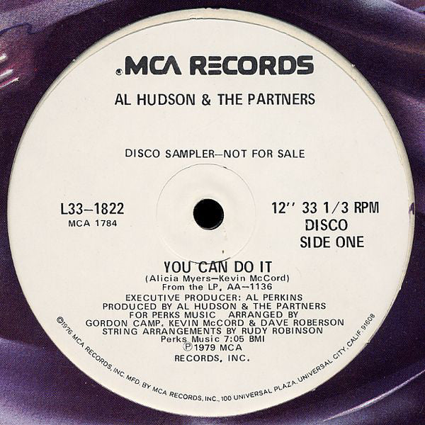 Al Hudson & The Partners - You Can Do It 12