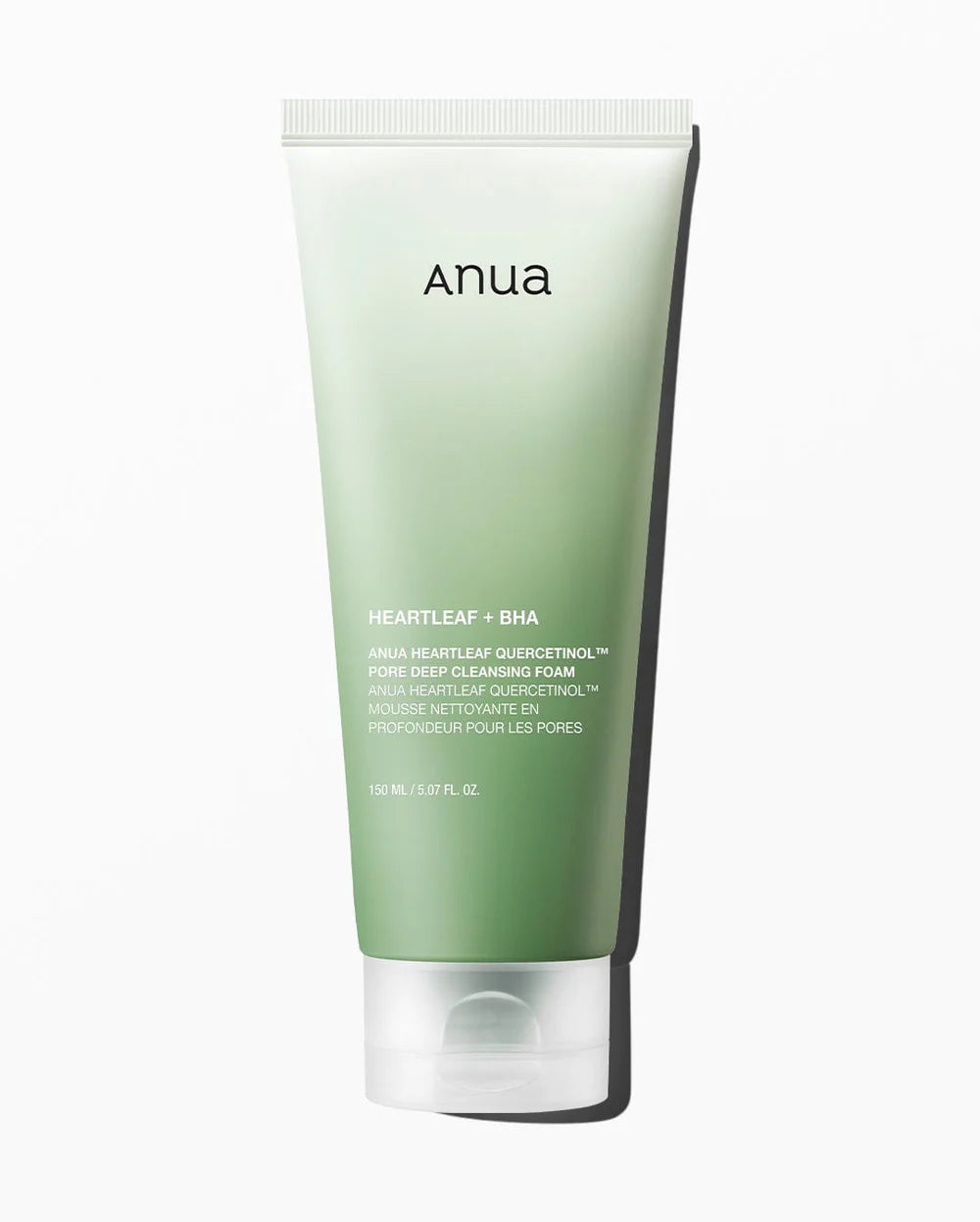 ANUA Heartleaf Quercetinol Pore Deep Cleansing Foam 150ml - Gentle Facial Cleanser for Oily & Acne-Prone Skin, Korean Skincare for Deep Pore Cleansing & Oil Control - Perfect for Daily Face Wash Routine & Pre-Makeup Prep
