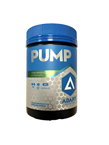 Adapt Nutrition Pump 80 Caps - Pre Workout Supplement for Muscle Pump & Performance - Ideal for Gym, Bodybuilding & Fitness Training