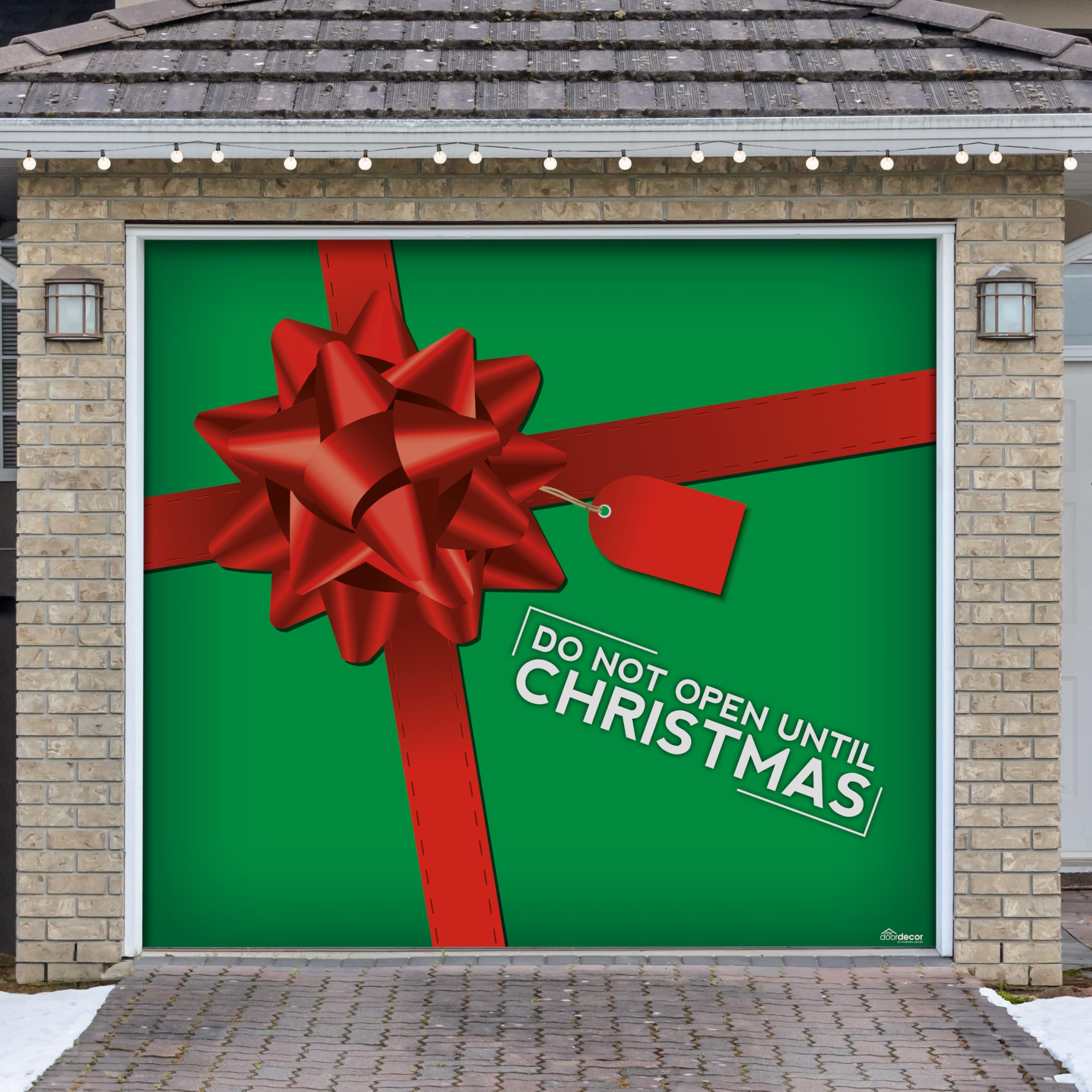 7' x 8' Christmas Garage Door Banner - Festive Holiday Decor for Outdoor Home & Party Decoration | Perfect for Christmas Gifts, Front Yard Decorations and Holiday Celebrations